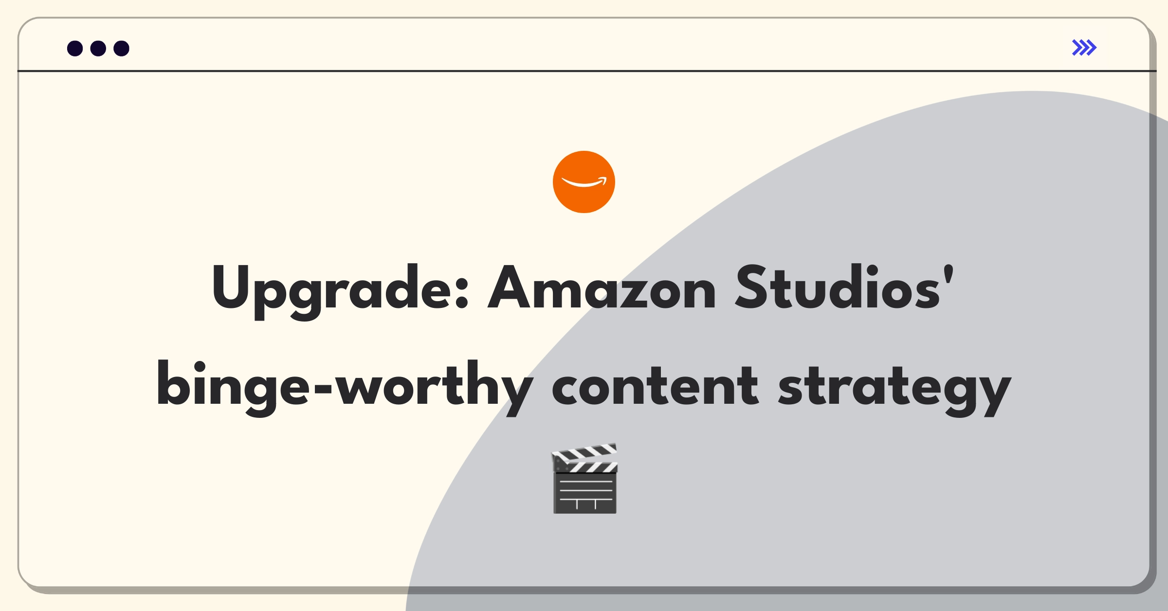 Product Management Improvement Question: Enhancing Amazon Studios' content strategy and user engagement