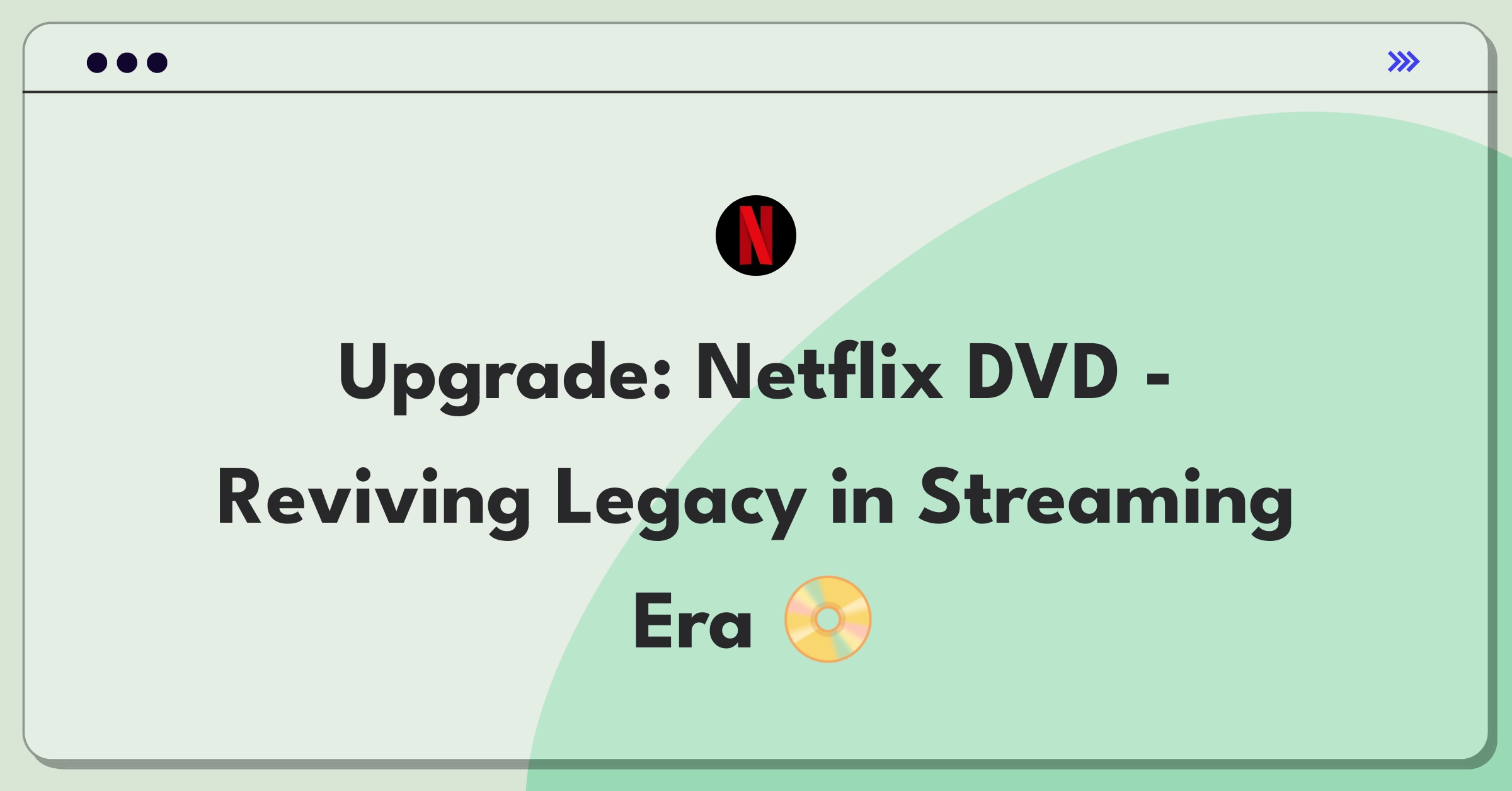 Product Management Improvement Question: Enhancing Netflix's DVD service amidst streaming dominance