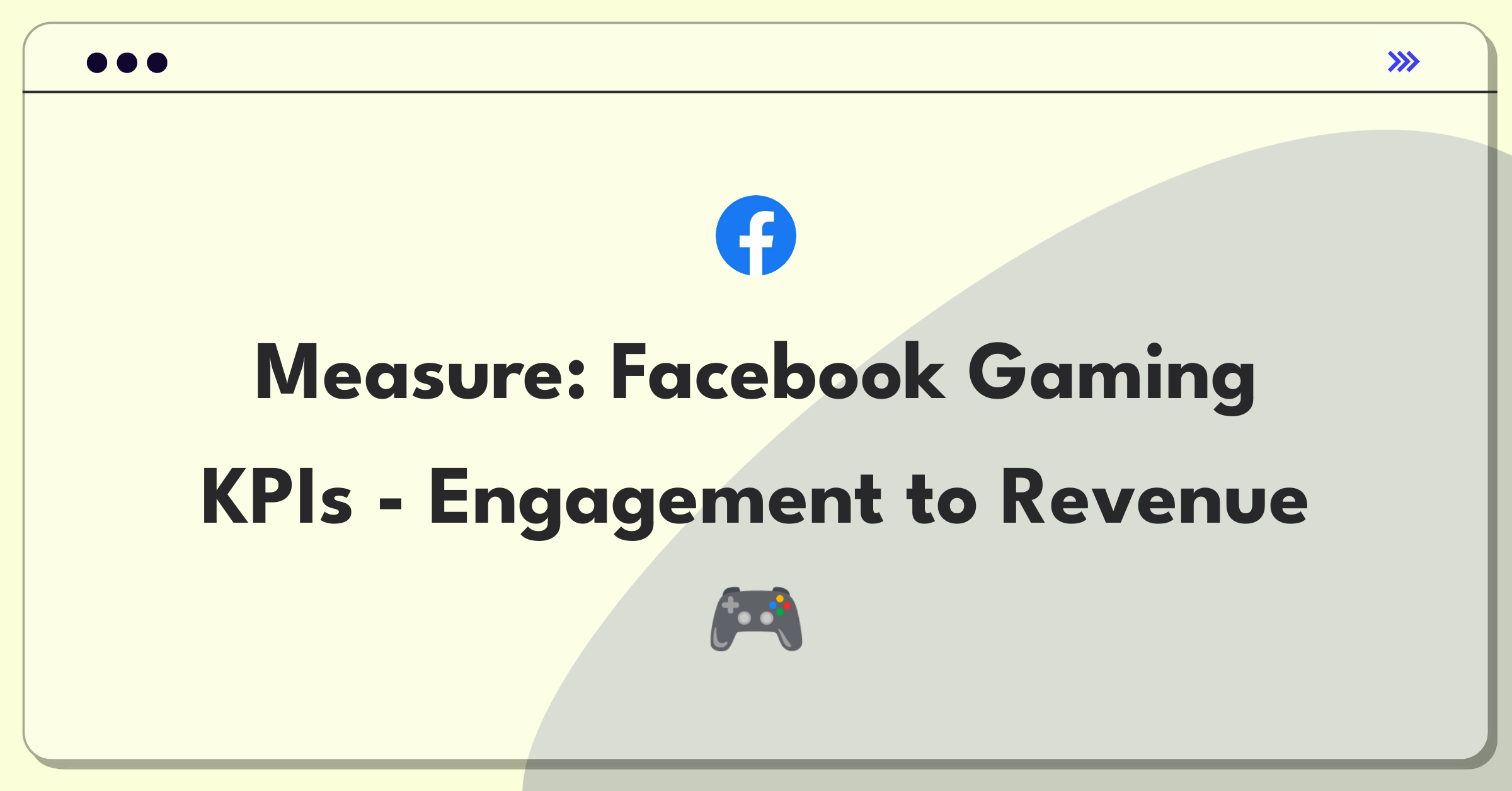 Product Management Analytics Question: Measuring success of Facebook's gaming platform with key performance indicators