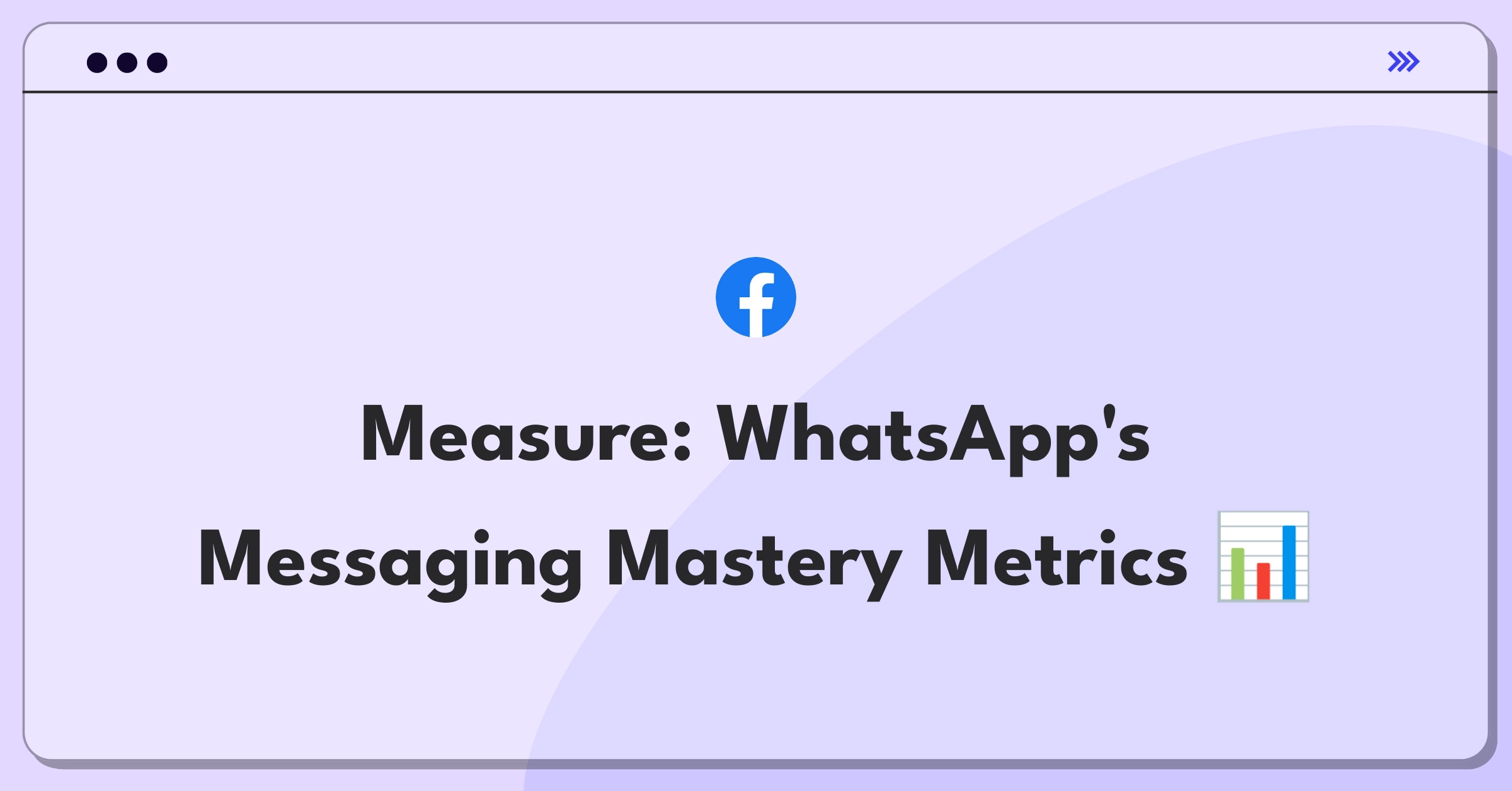 Product Management Analytics Question: Measuring success of WhatsApp messaging through key performance indicators