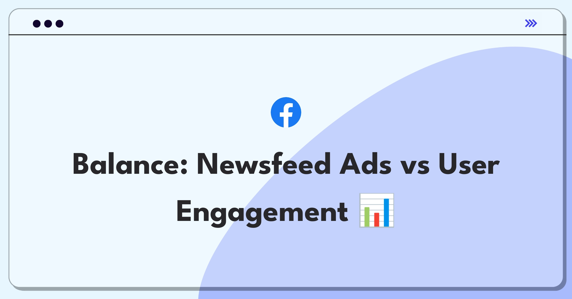 Product Management Trade-off Question: Facebook Newsfeed balancing ad load and user experience