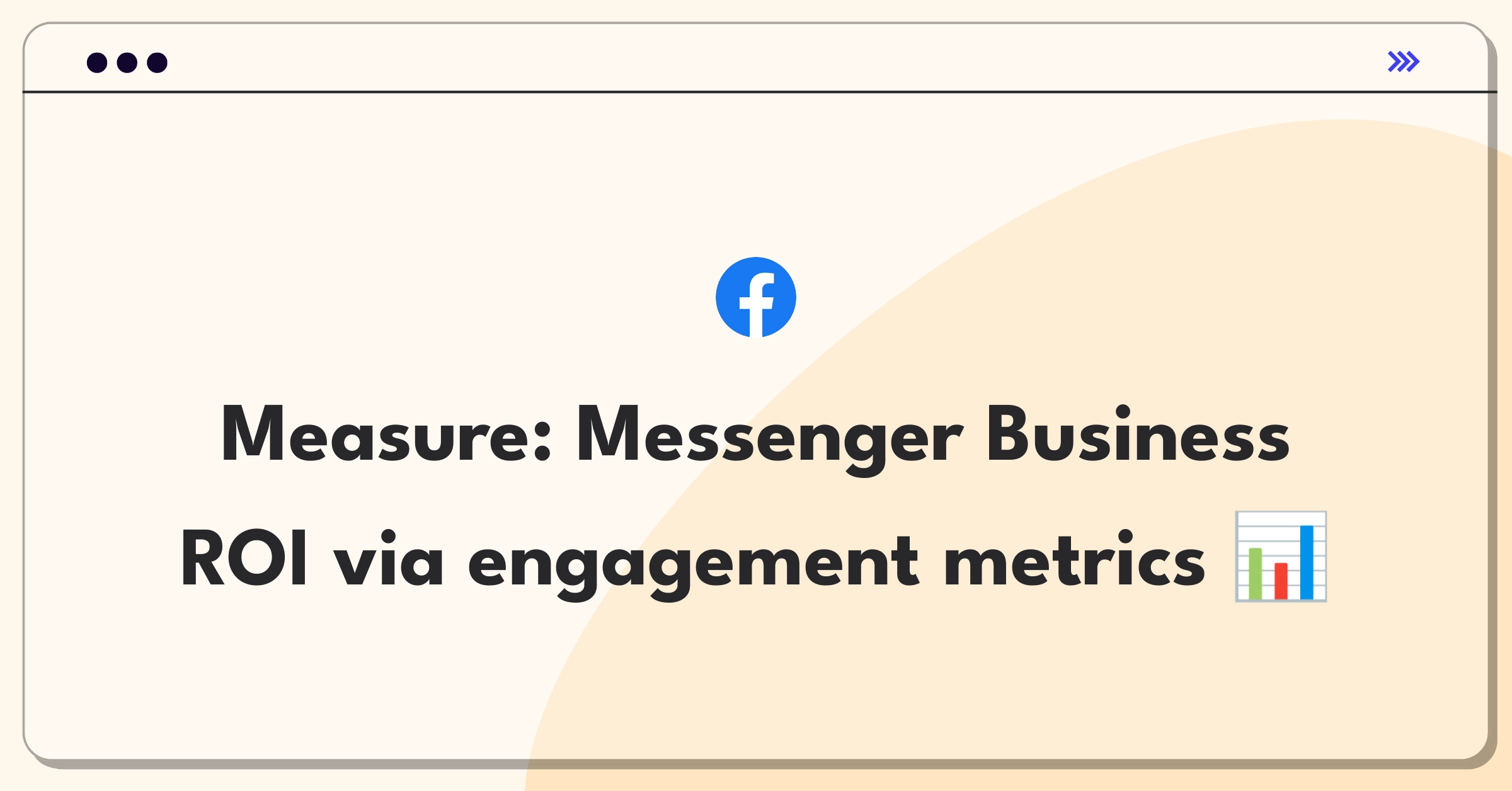 Product Management Metrics Question: Measuring success of Facebook Messenger for Business through key performance indicators