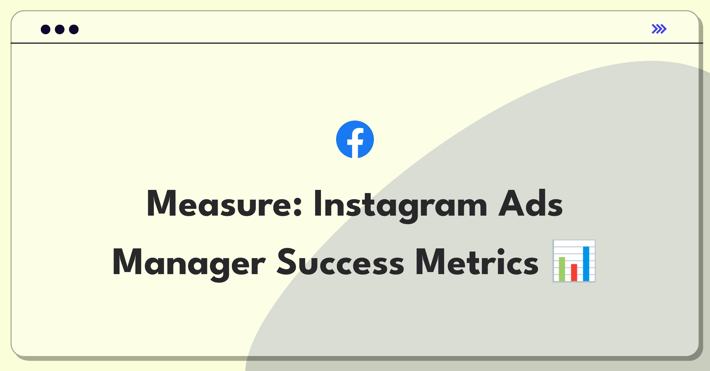 Product Management Analytics Question: Measuring success of Instagram Ads Manager with key performance indicators