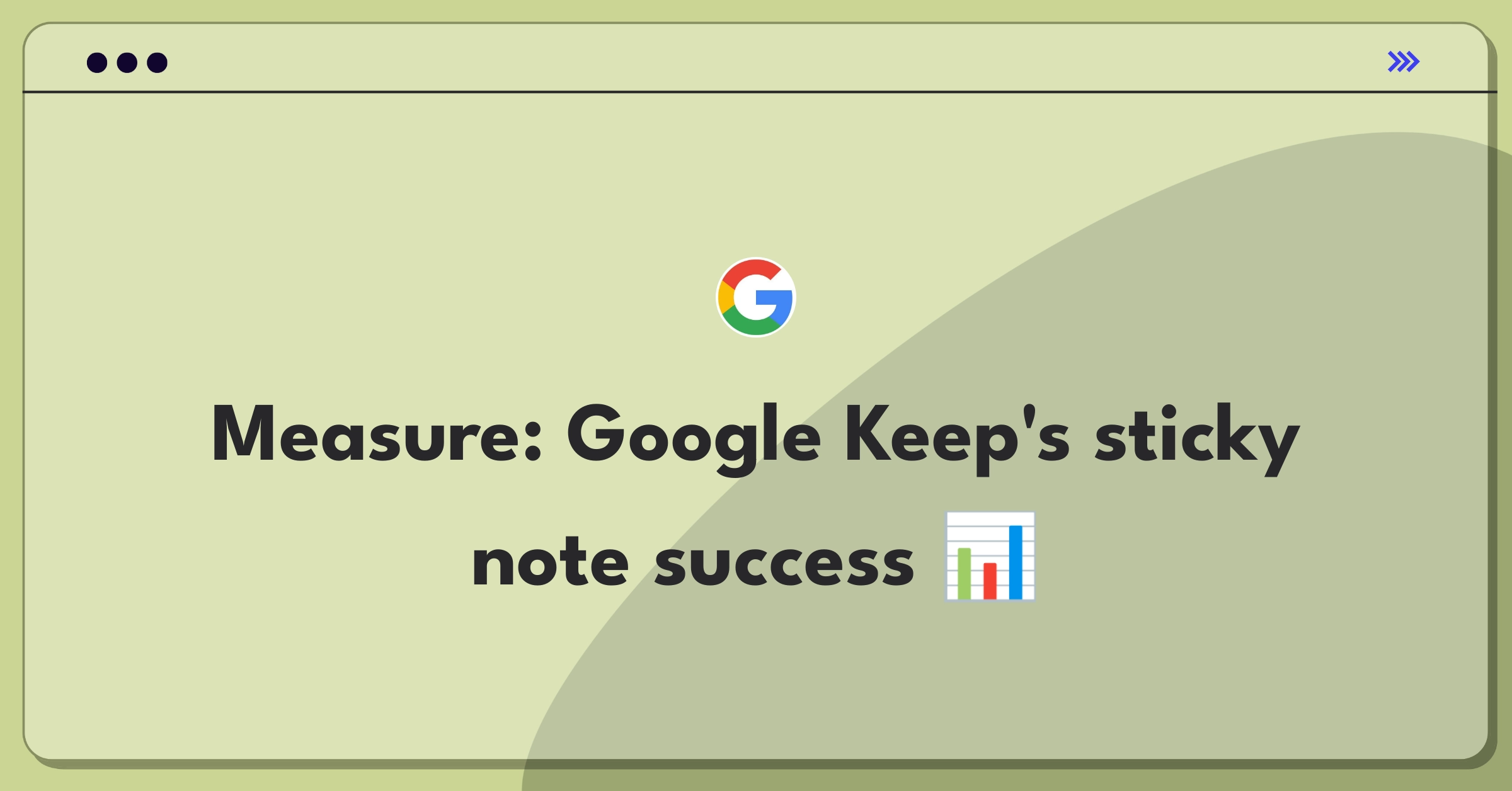 Product Management Analytics Question: Measuring success metrics for Google Keep note-taking app