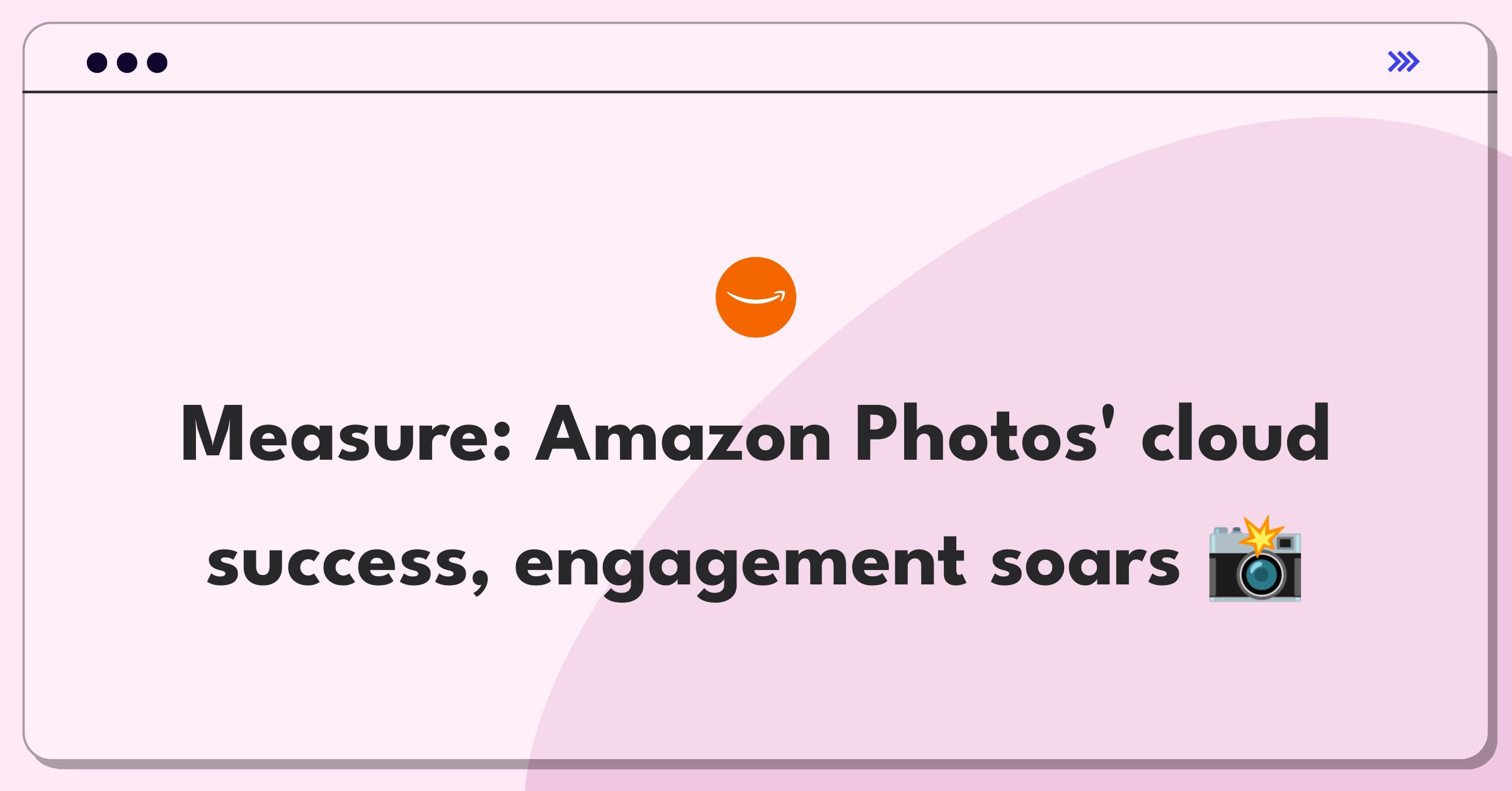 Product Management Analytics Question: Measuring success metrics for Amazon Photos cloud storage service