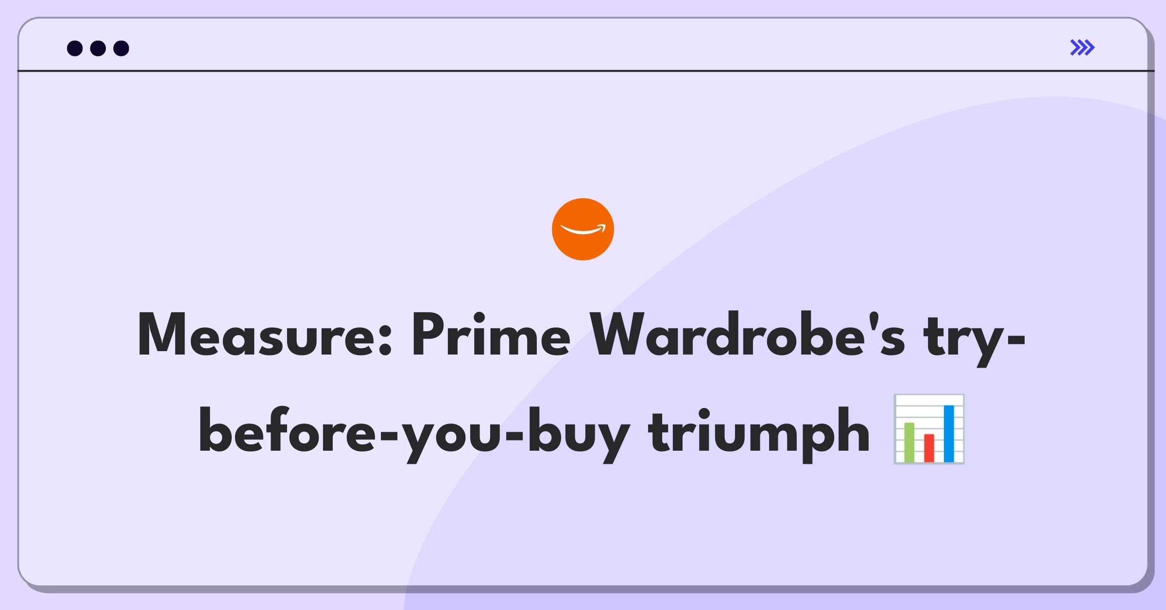 Product Management Analytics Question: Measuring success of Amazon Prime Wardrobe's try-before-you-buy service