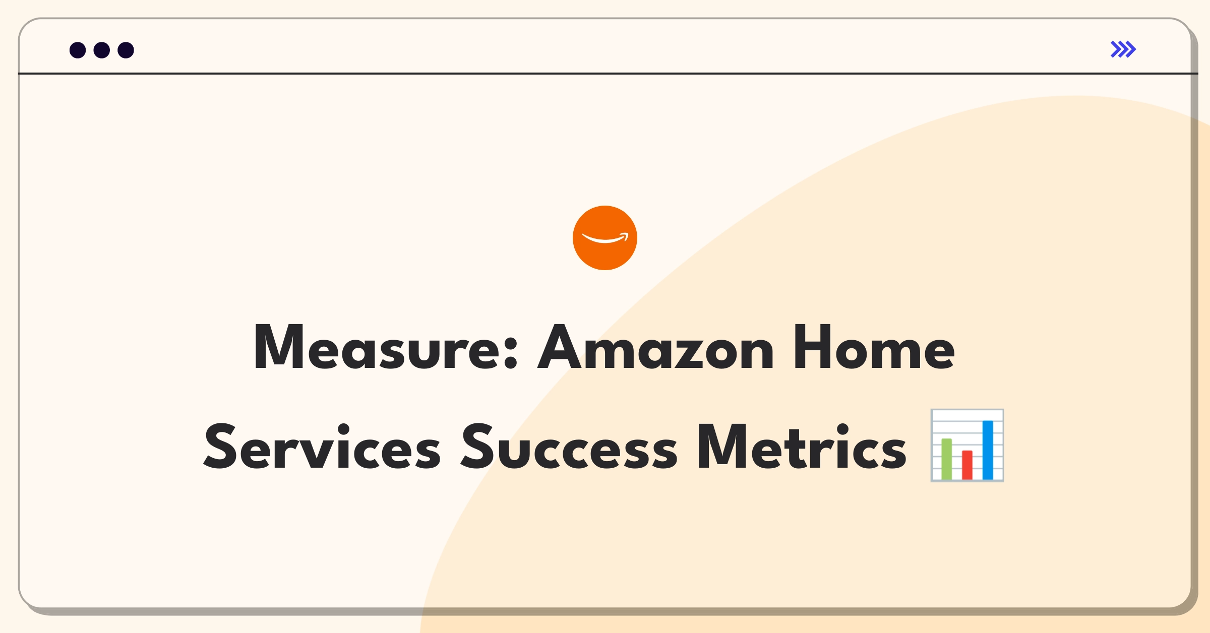 Product Management Analytics Question: Measuring success of Amazon's home services marketplace