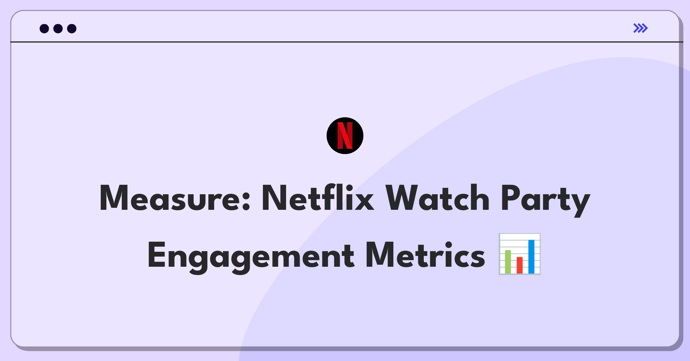 Product Management Analytics Question: Evaluating success metrics for Netflix's social viewing feature