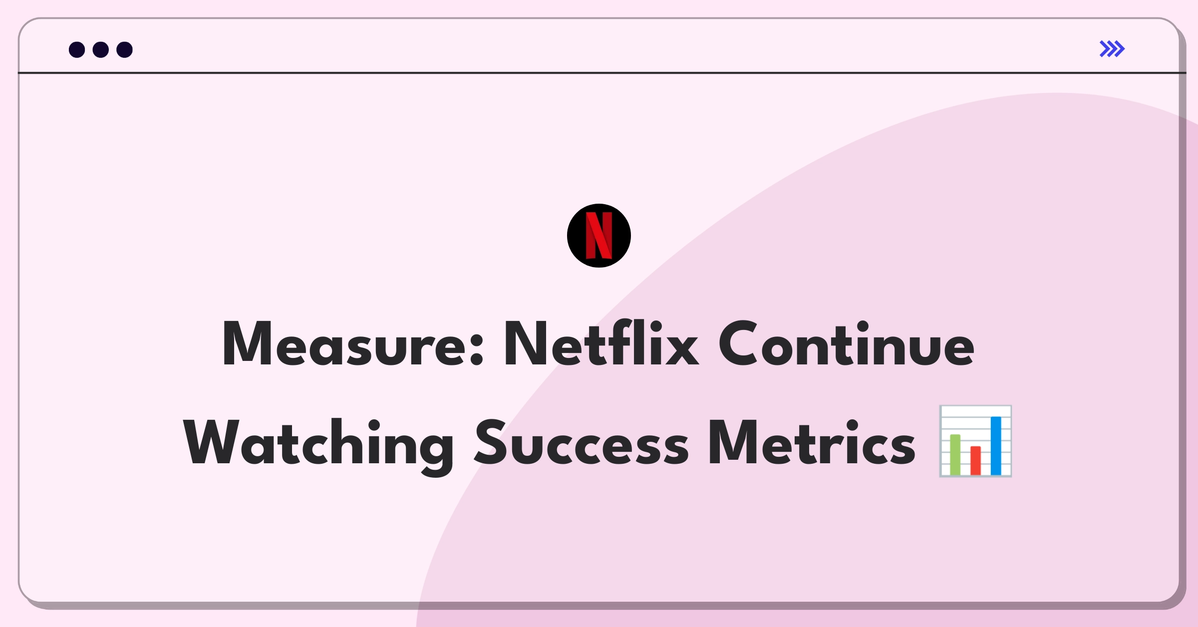 Product Management Analytics Question: Measuring success of Netflix's Continue Watching feature using engagement metrics