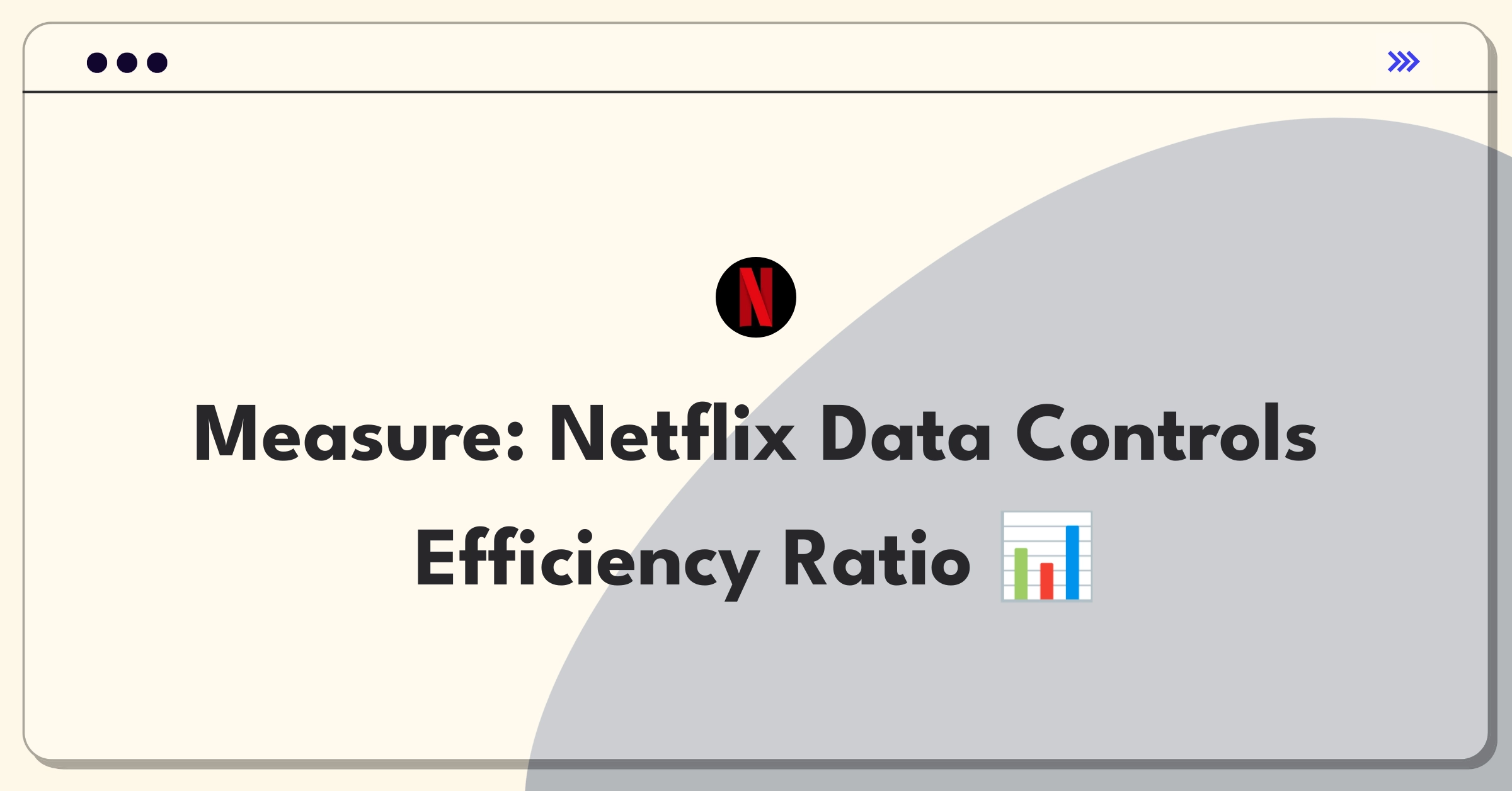 Product Management Success Metrics Question: Measuring Netflix data usage controls effectiveness