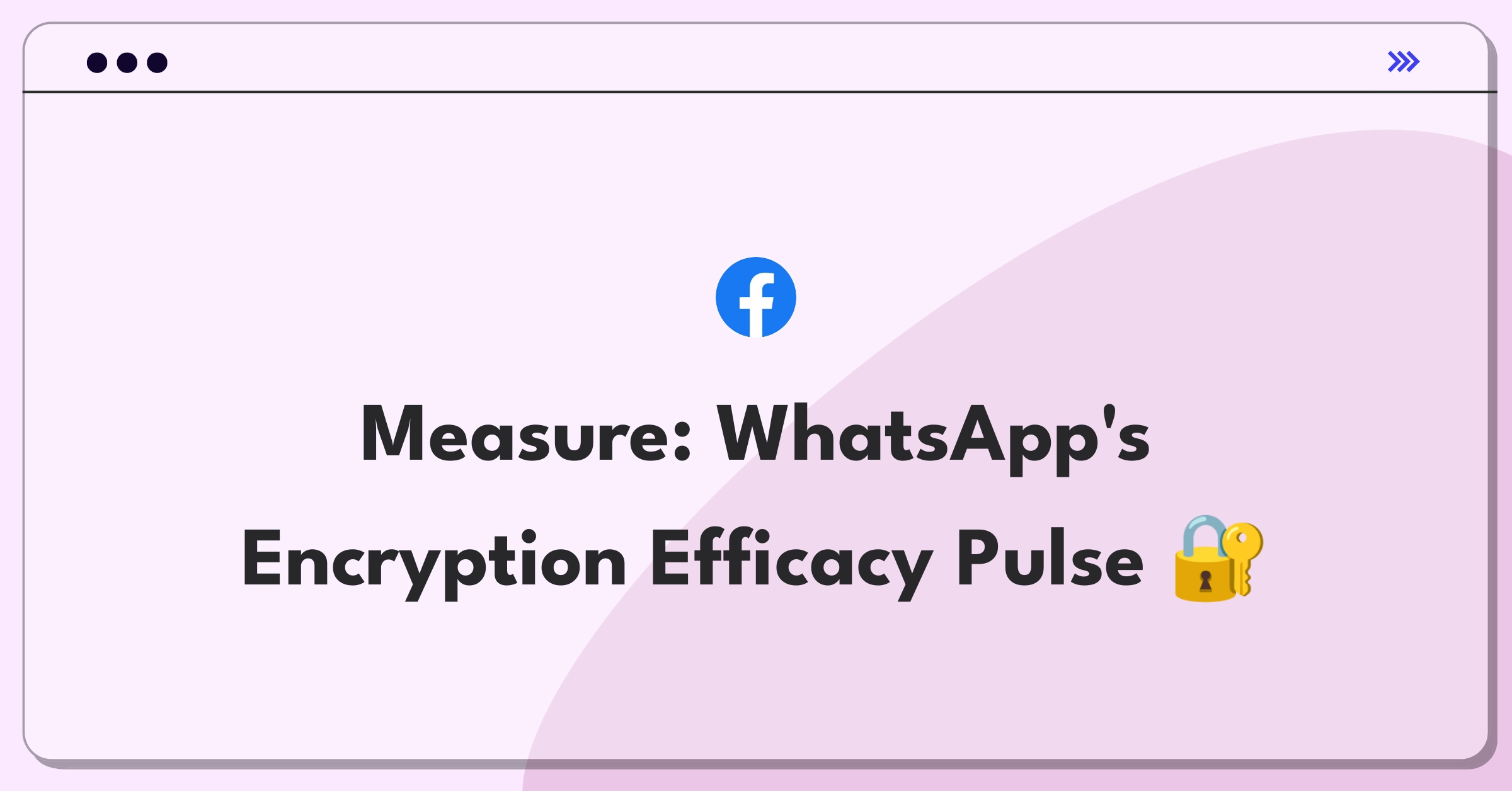 Product Management Metrics Question: Measuring success of WhatsApp's end-to-end encryption feature