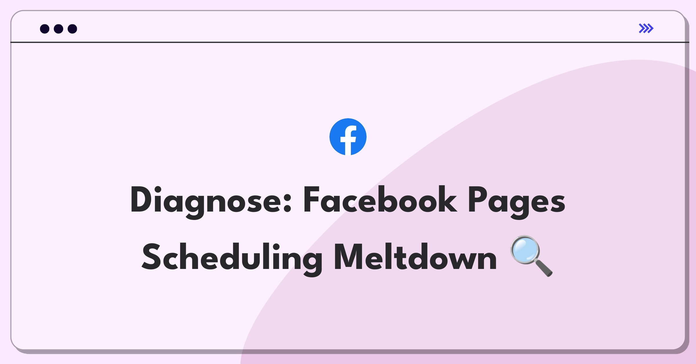 Product Management Root Cause Analysis Question: Investigating Facebook Pages post scheduling failures