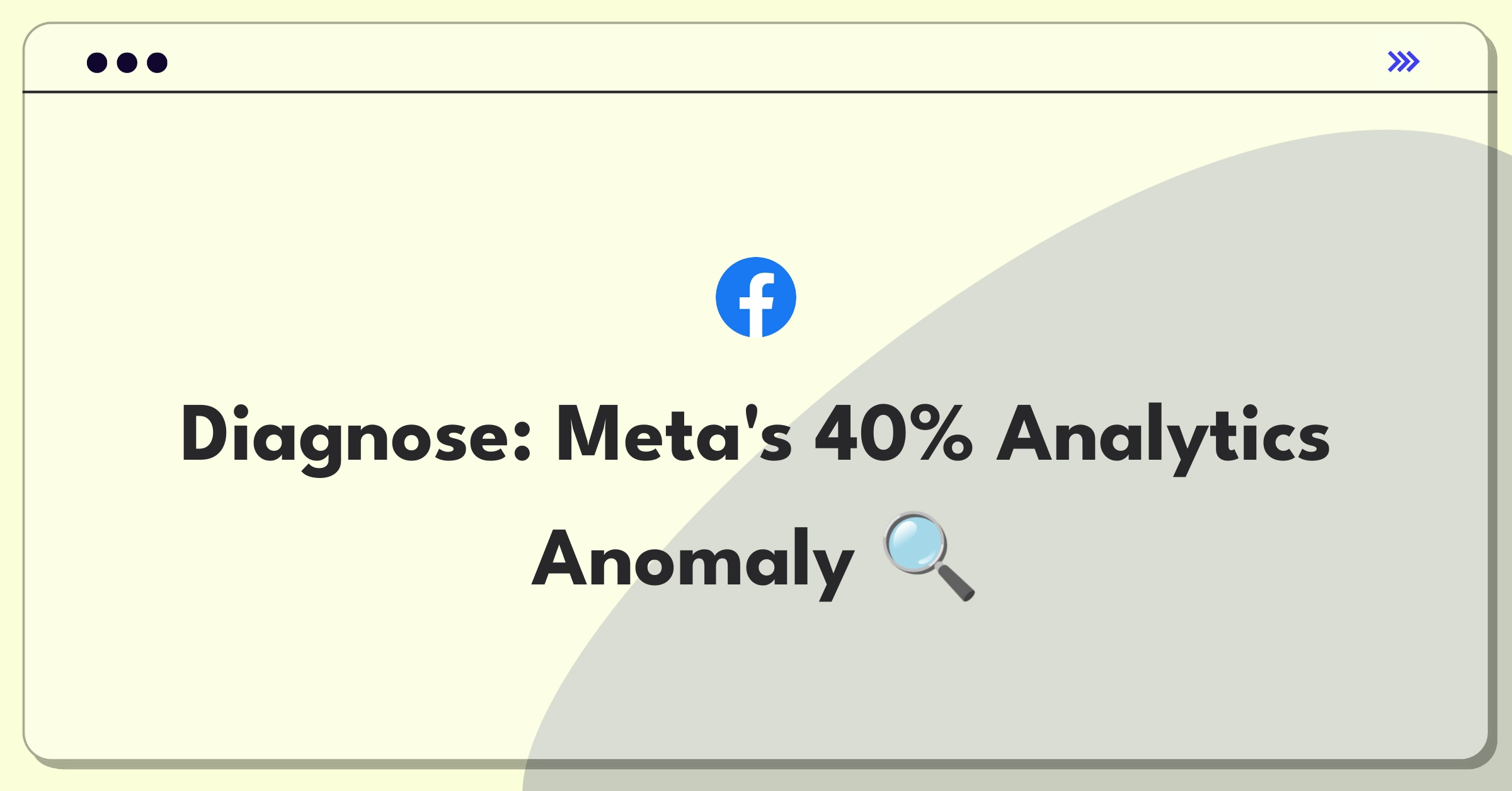 Product Management Root Cause Analysis Question: Investigating Meta Business Suite analytics discrepancy