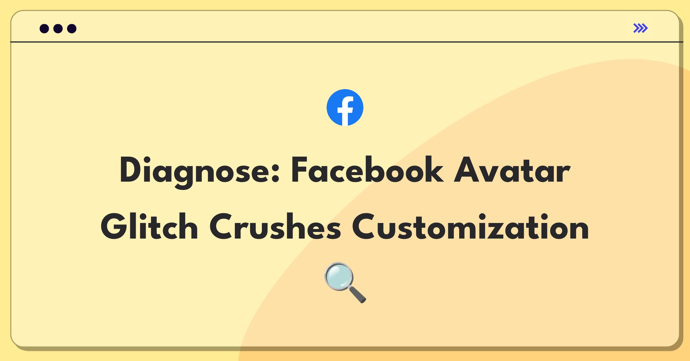 Product Management Root Cause Analysis Question: Investigating Facebook Avatar rendering failures and their impact on user experience