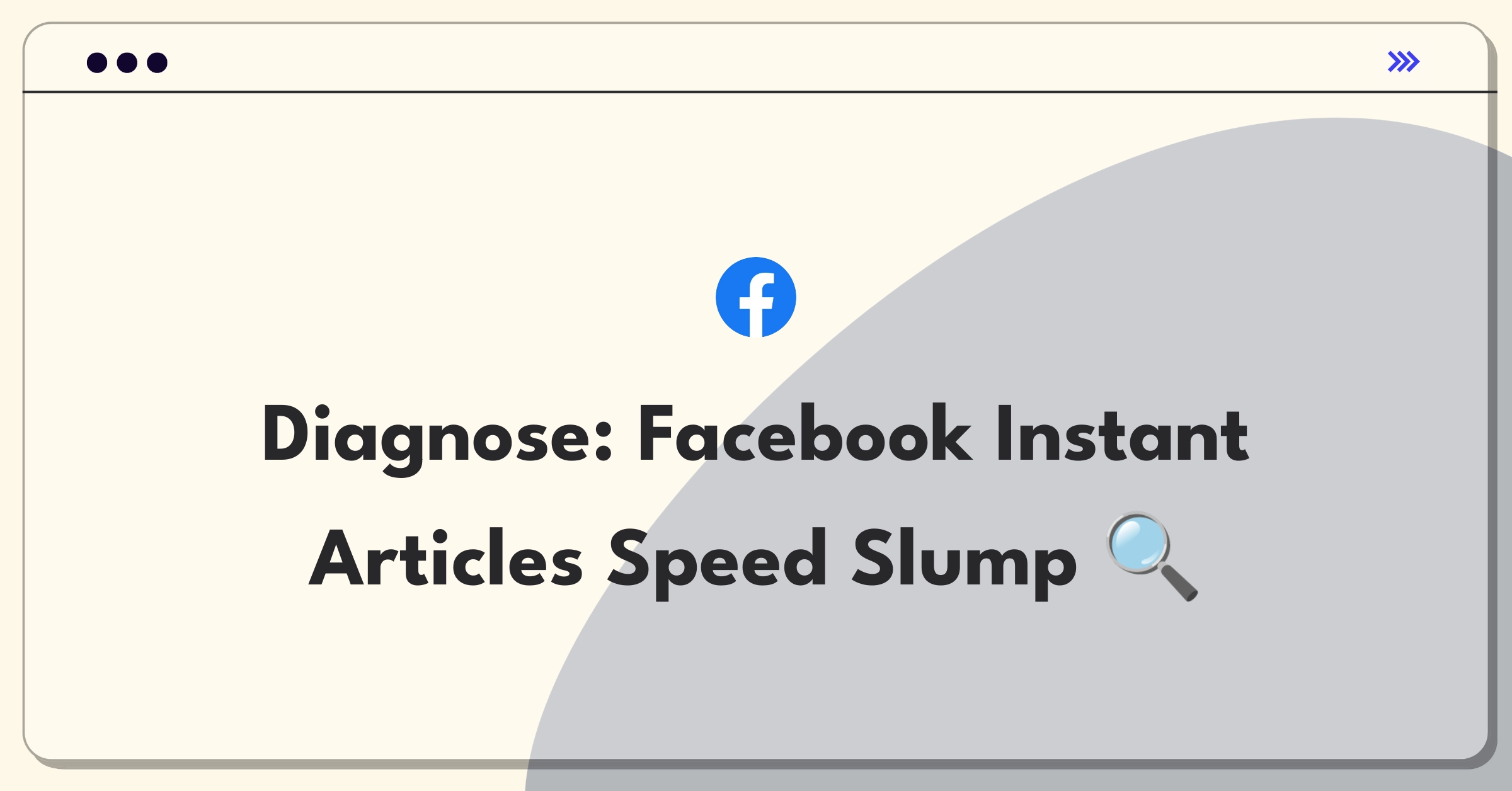 Product Management Root Cause Analysis Question: Investigating Facebook Instant Articles load time increase