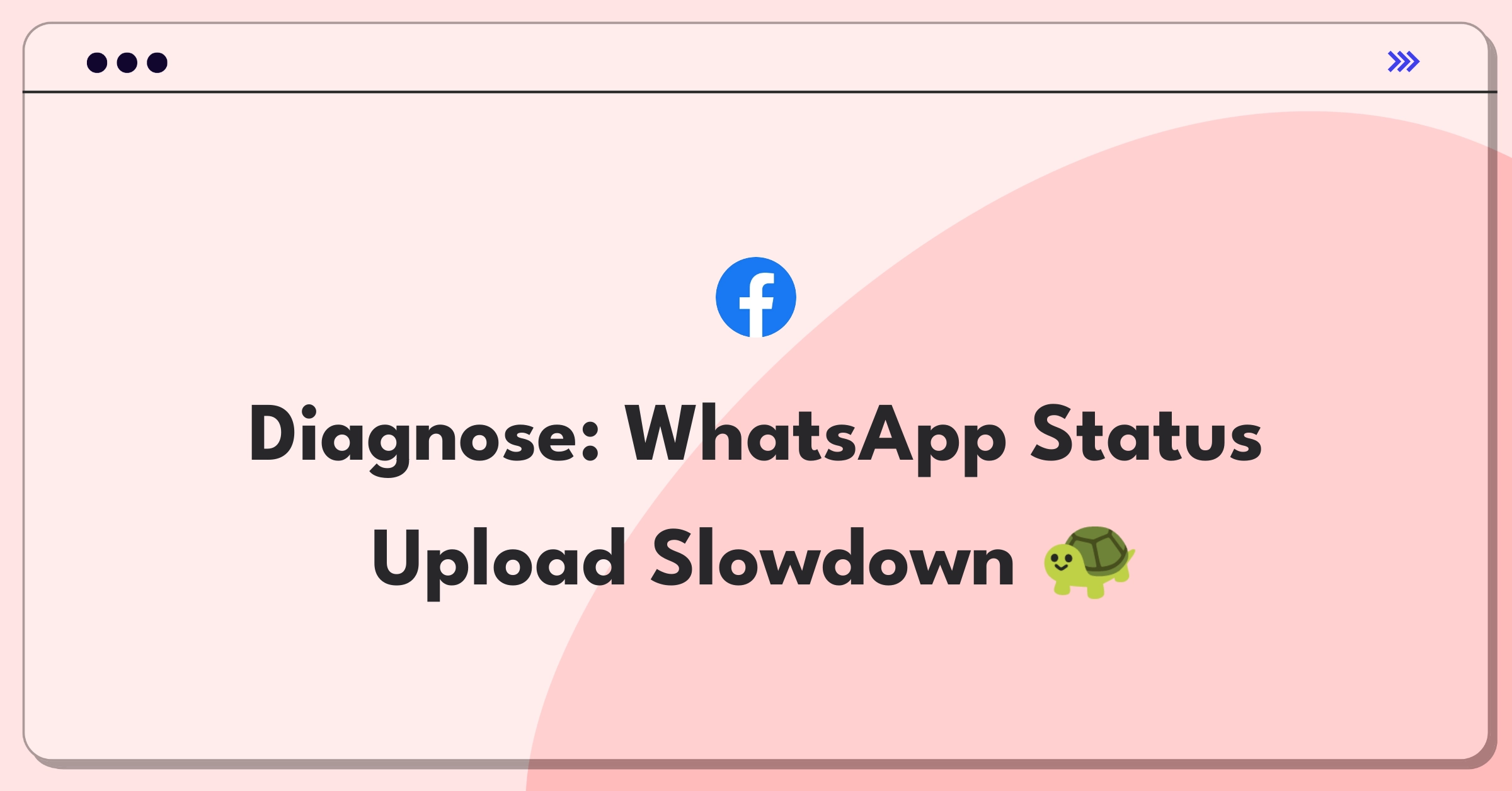 Product Management Root Cause Analysis Question: WhatsApp Status feature experiencing increased upload times