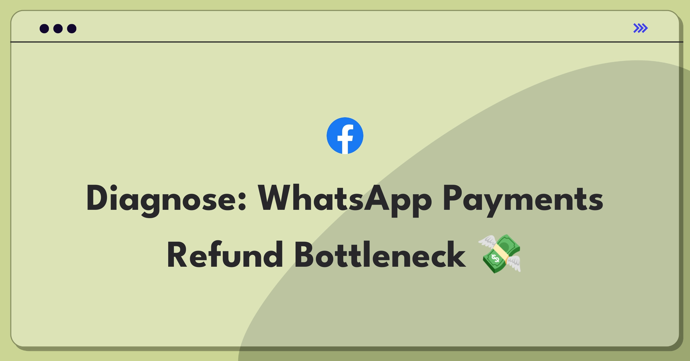 Product Management Root Cause Analysis Question: Investigating WhatsApp Payments refund delay causes and solutions