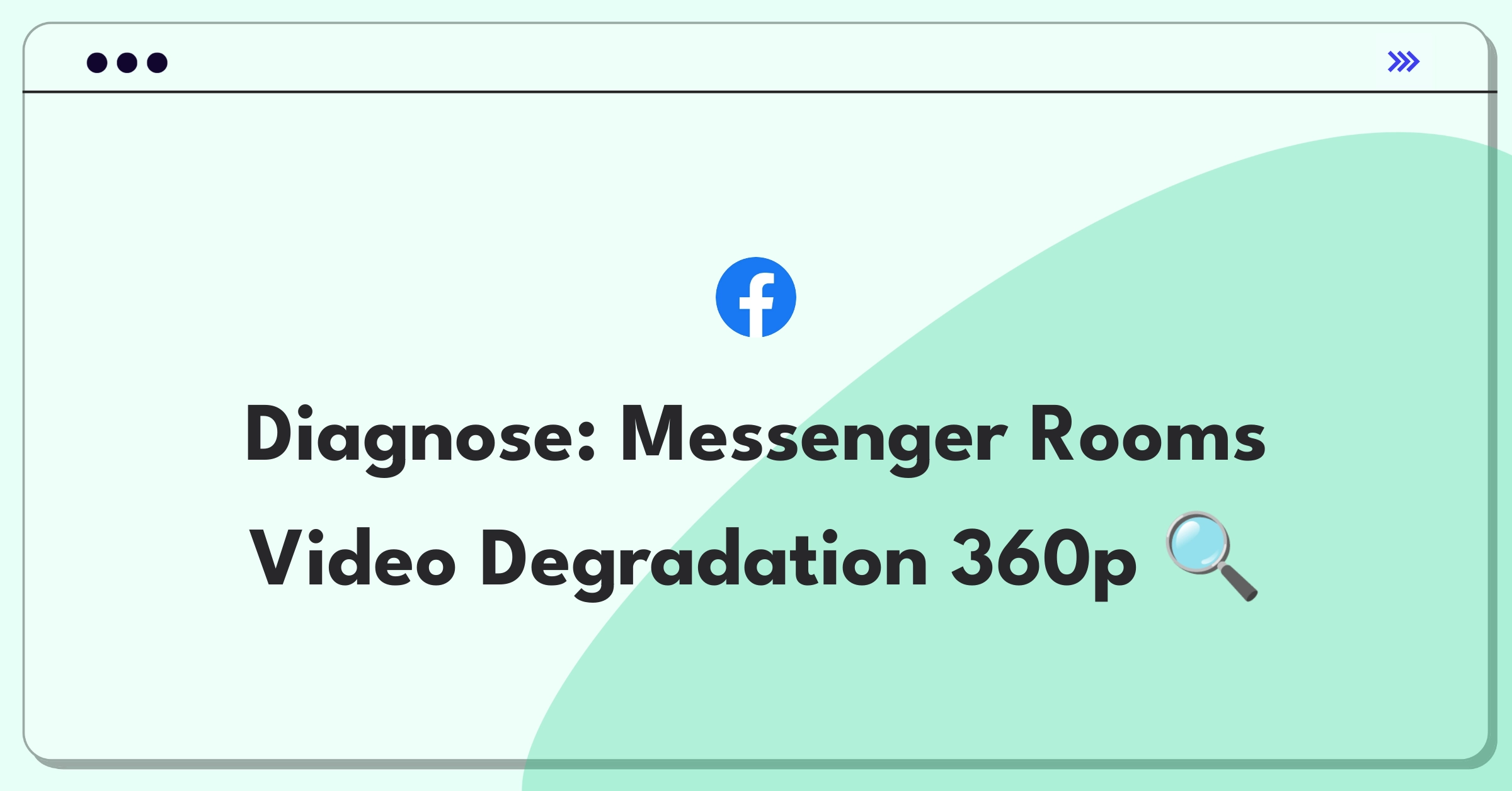 Product Management Root Cause Analysis Question: Investigating video quality issues in Facebook Messenger Rooms