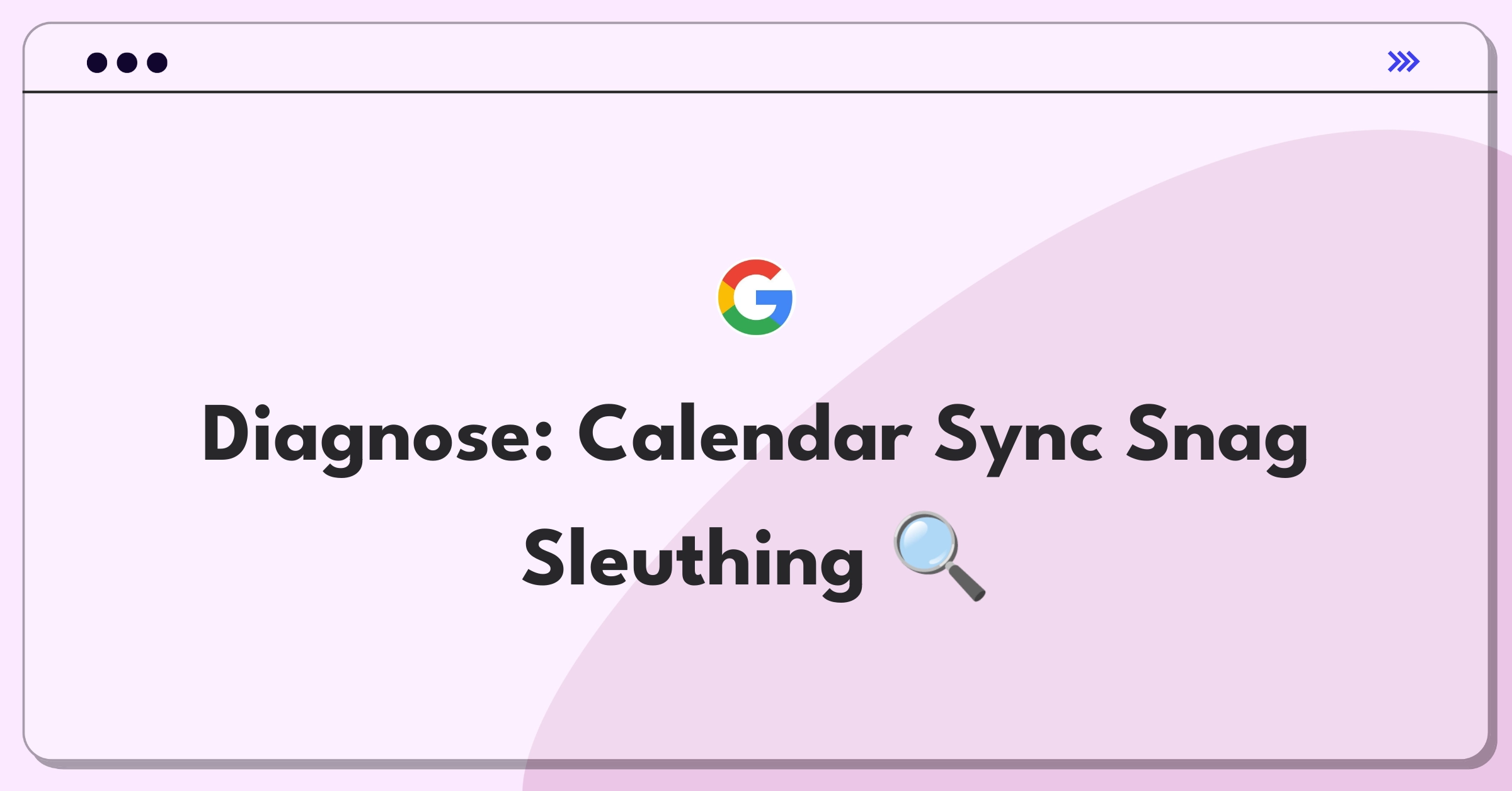 Product Management Root Cause Analysis Question: Investigating Google Calendar recurring event update propagation failure