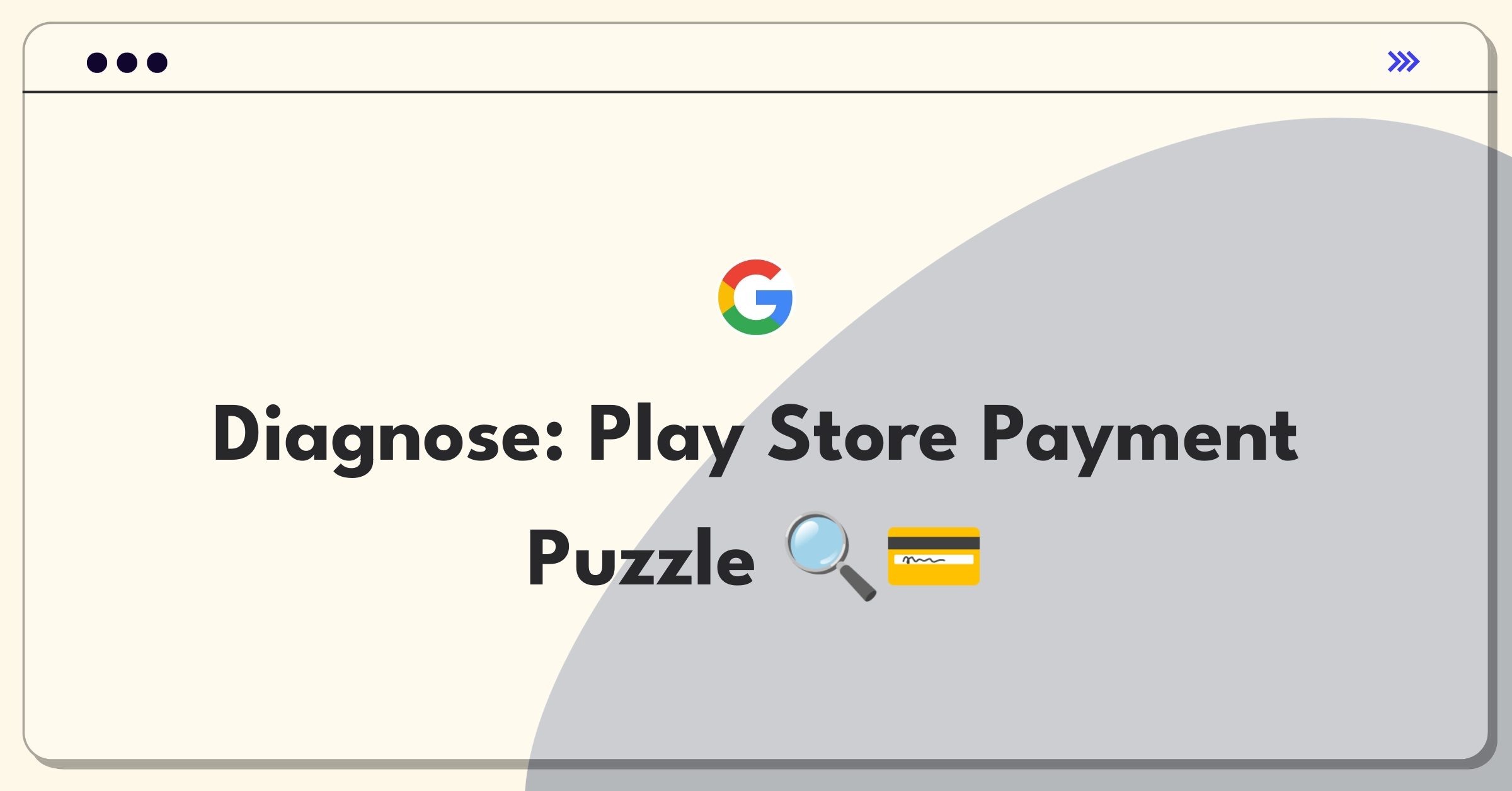 Product Management Root Cause Analysis Question: Investigating Google Play Store payment transaction failures