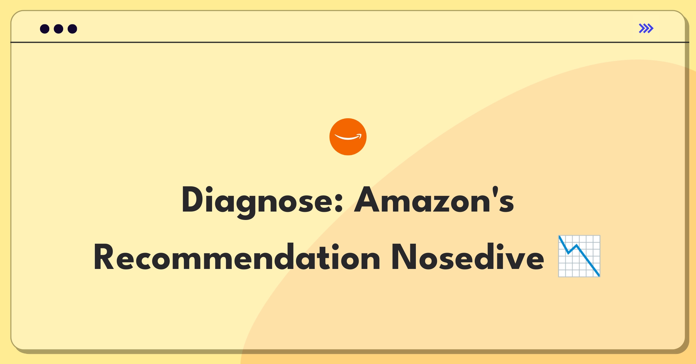 Product Management Root Cause Analysis Question: Investigating Amazon's recommendation accuracy decline