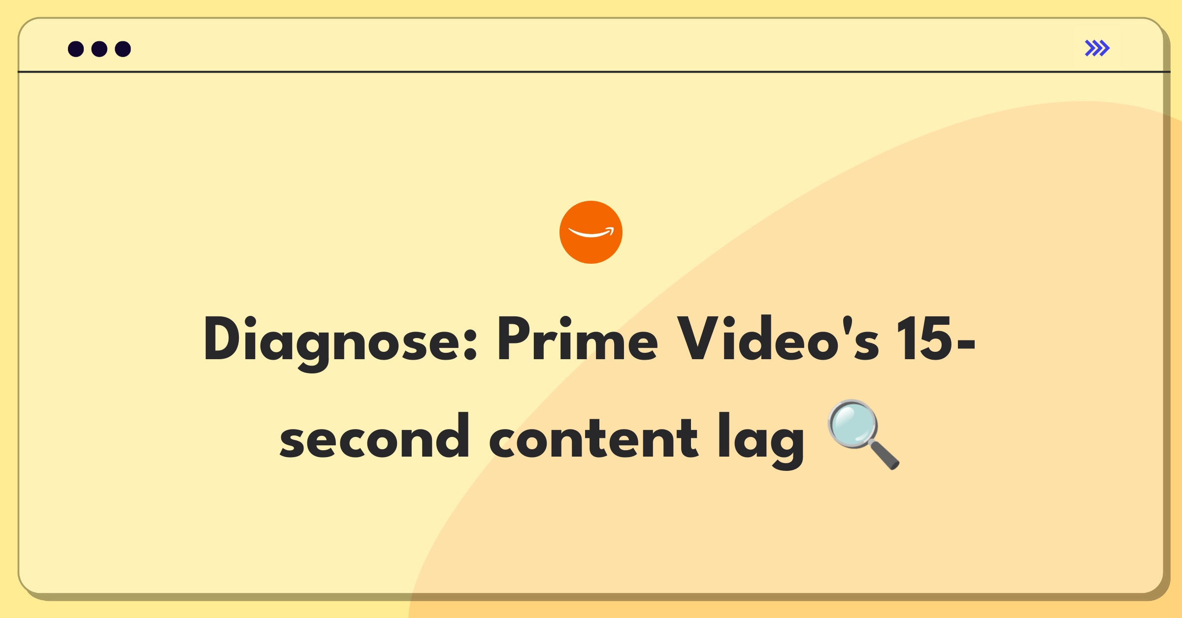 Product Management Root Cause Analysis Question: Investigating increased loading time for Amazon Prime Video content