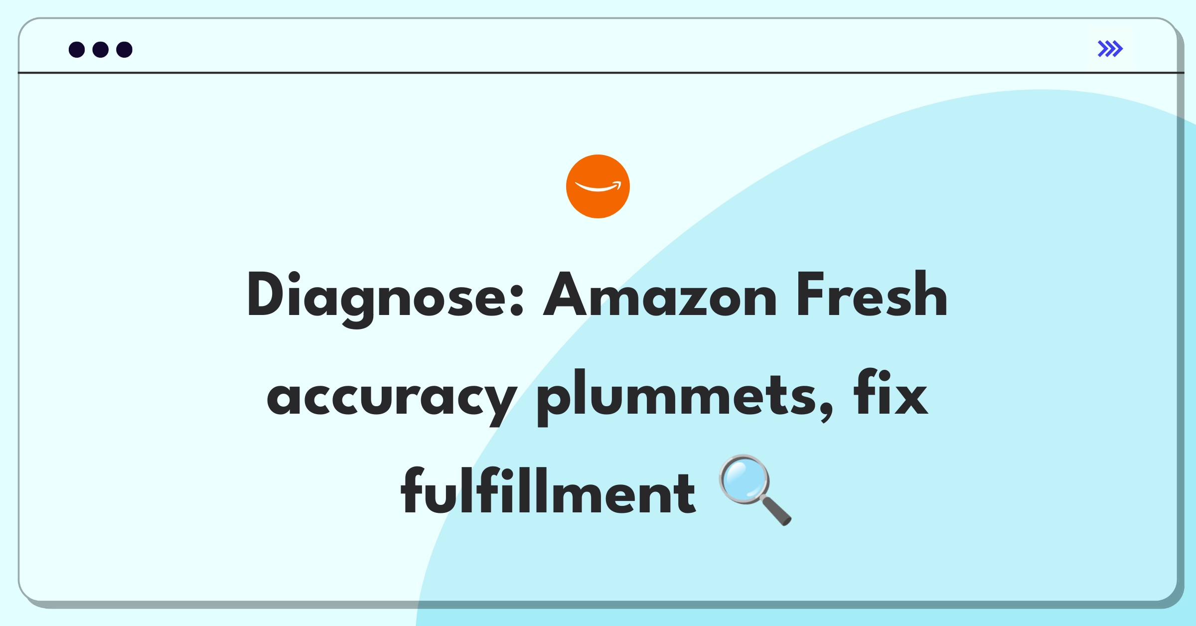 Product Management Root Cause Analysis Question: Investigating Amazon Fresh order accuracy decline