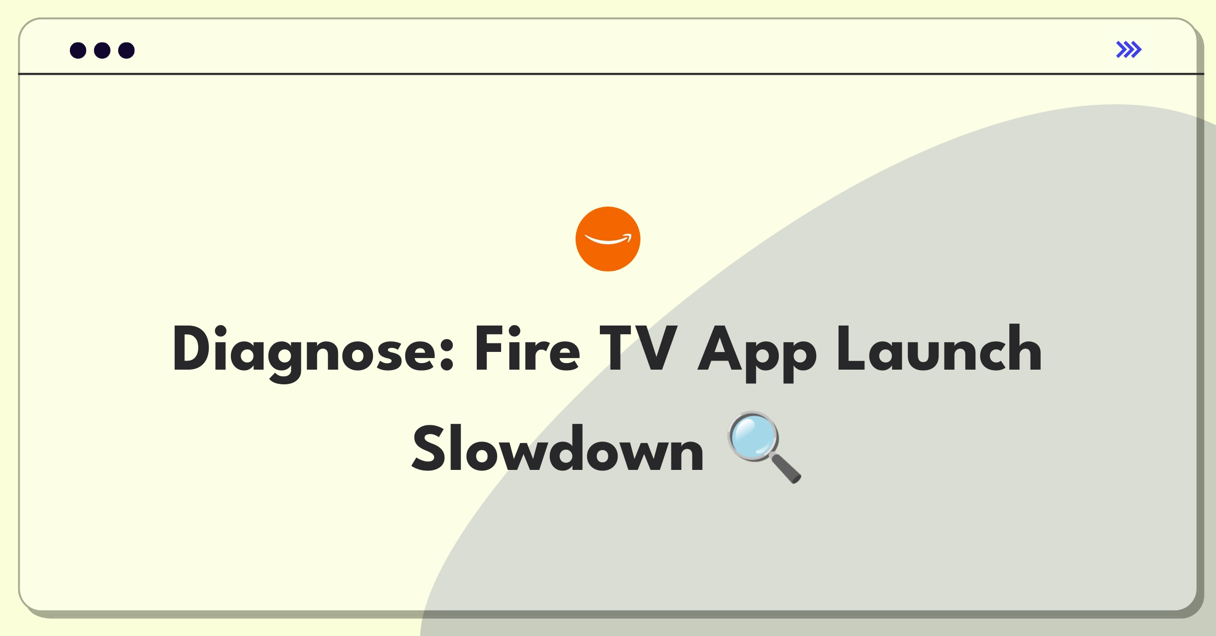 Product Management Root Cause Analysis Question: Investigating Fire TV app performance degradation