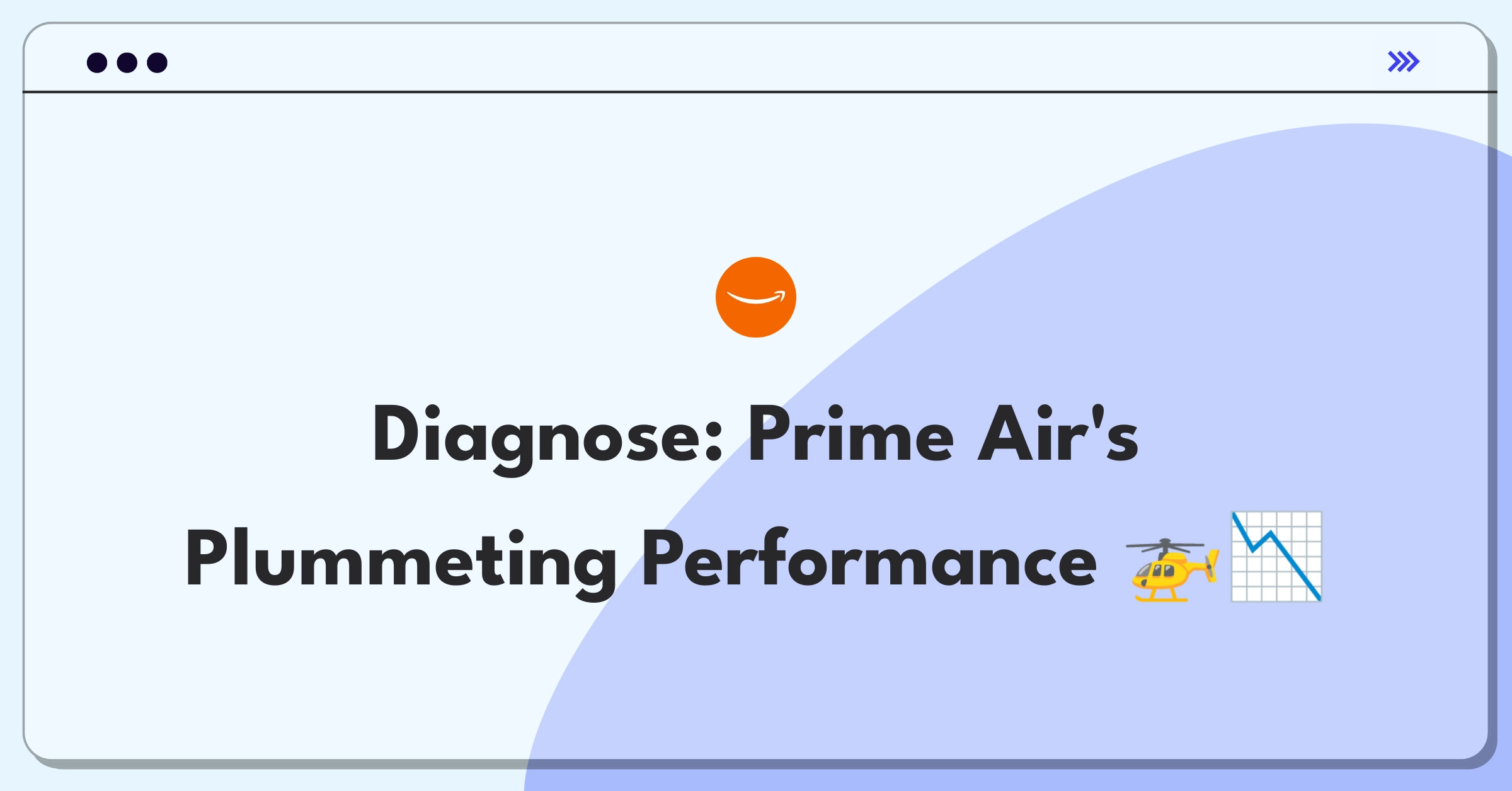 Product Management Root Cause Analysis Question: Investigating decline in Amazon Prime Air drone delivery success rate