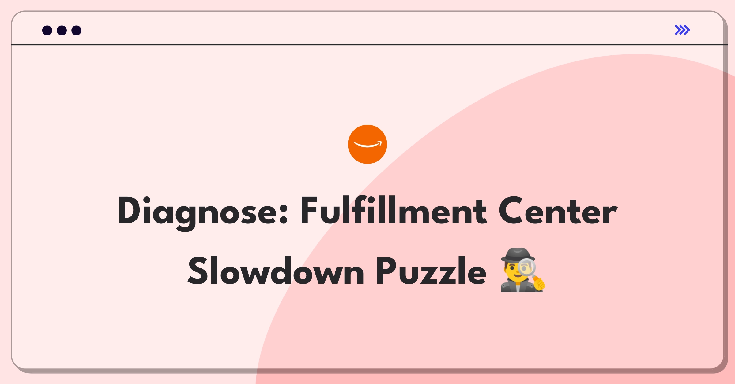 Product Management Root Cause Analysis Question: Investigating increased processing time in a fulfillment center