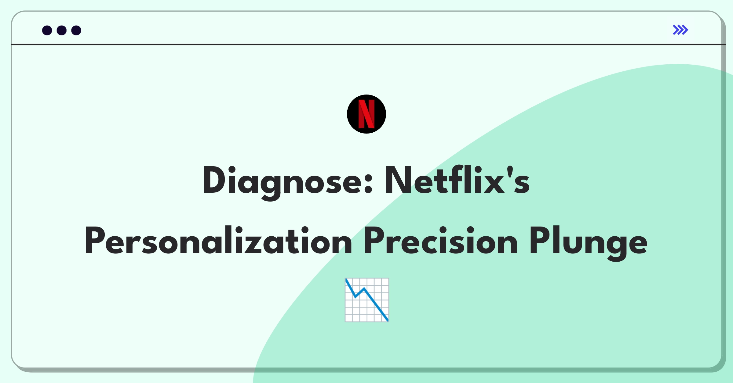 Product Management Root Cause Analysis Question: Investigating Netflix's personalization accuracy decrease