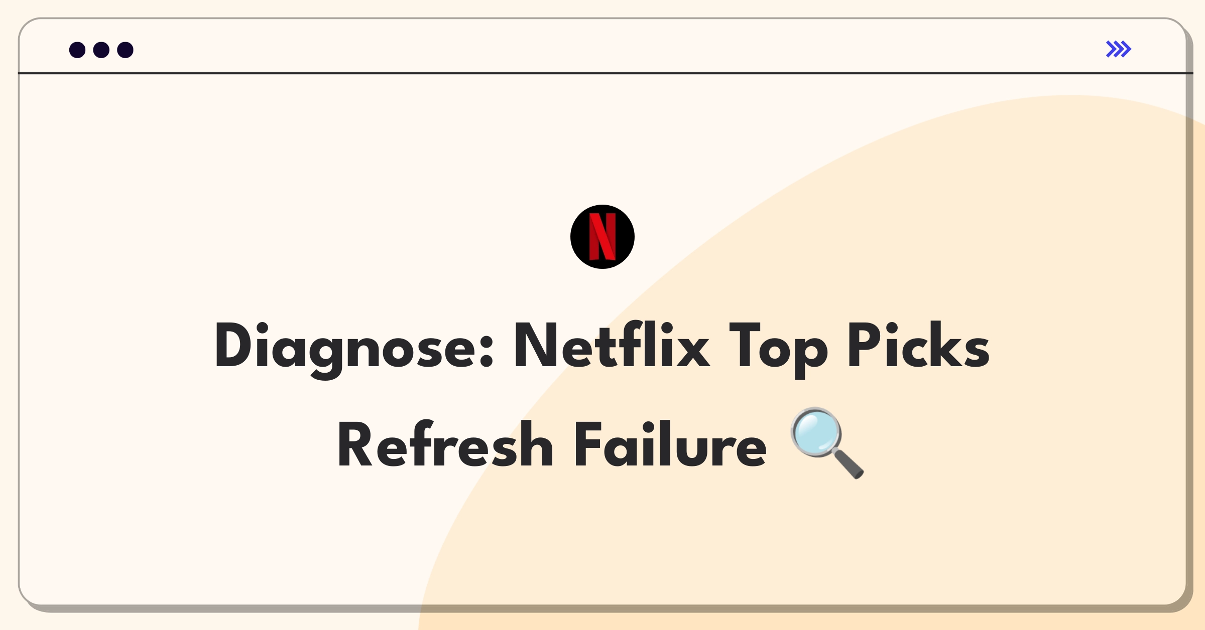 Product Management Root Cause Analysis Question: Investigating Netflix Top Picks refresh issue for 30% of users