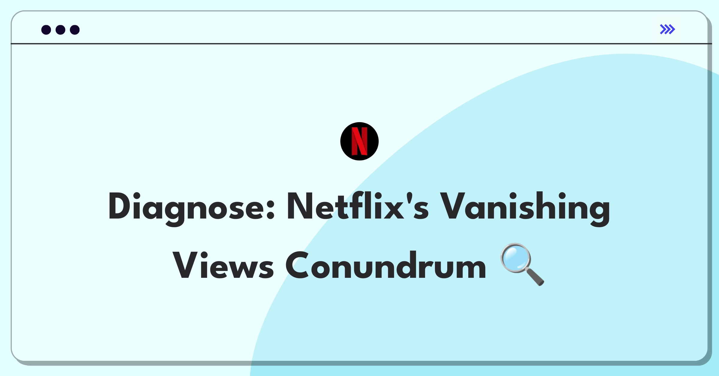 Product Management Root Cause Analysis Question: Netflix recently watched shows not appearing for users