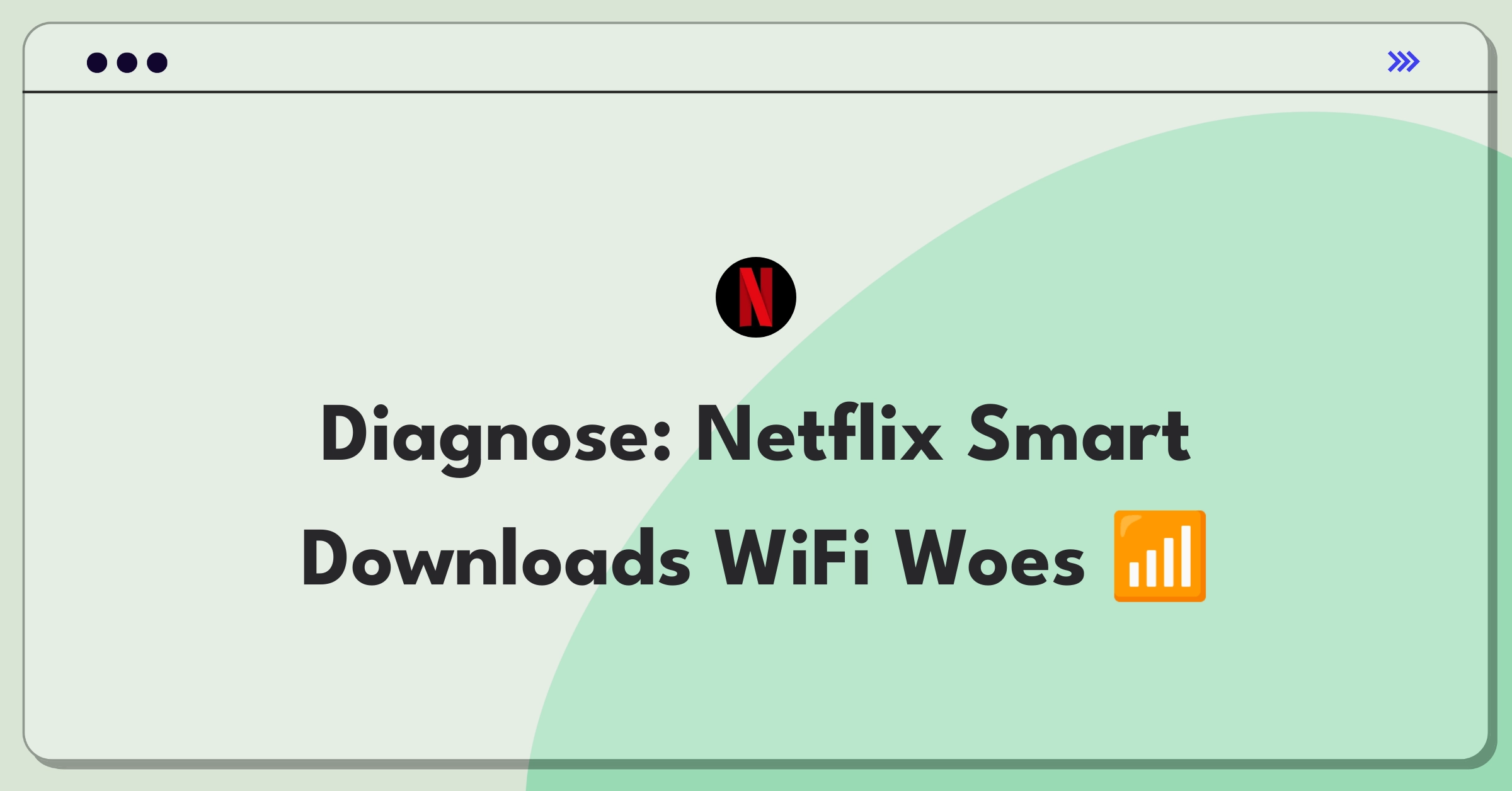 Product Management Root Cause Analysis Question: Investigating Netflix Smart Downloads WiFi detection failure