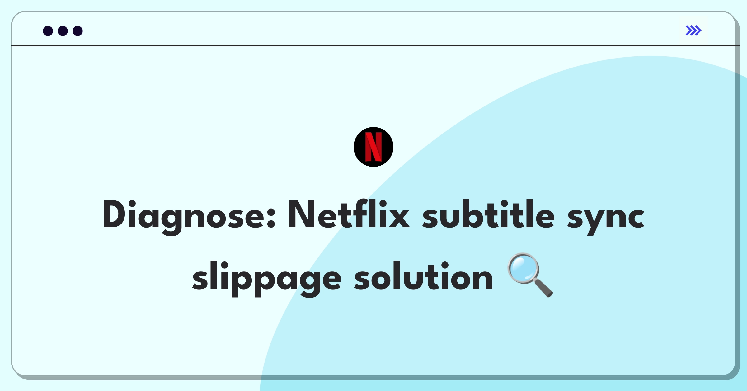 Product Management Root Cause Analysis Question: Investigating Netflix subtitle alignment accuracy drop