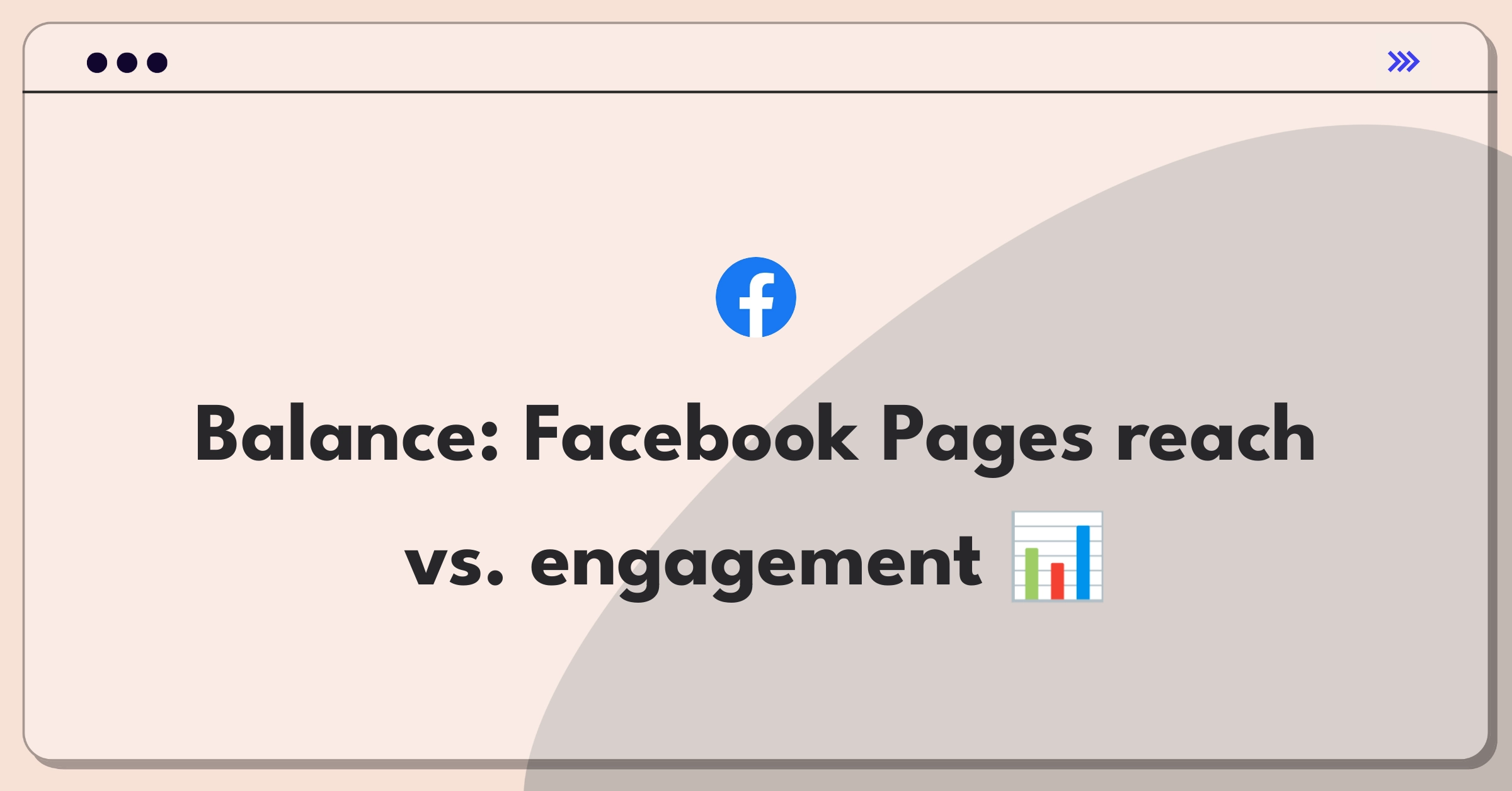 Product Management Trade-Off Question: Facebook Pages audience reach versus follower engagement strategy