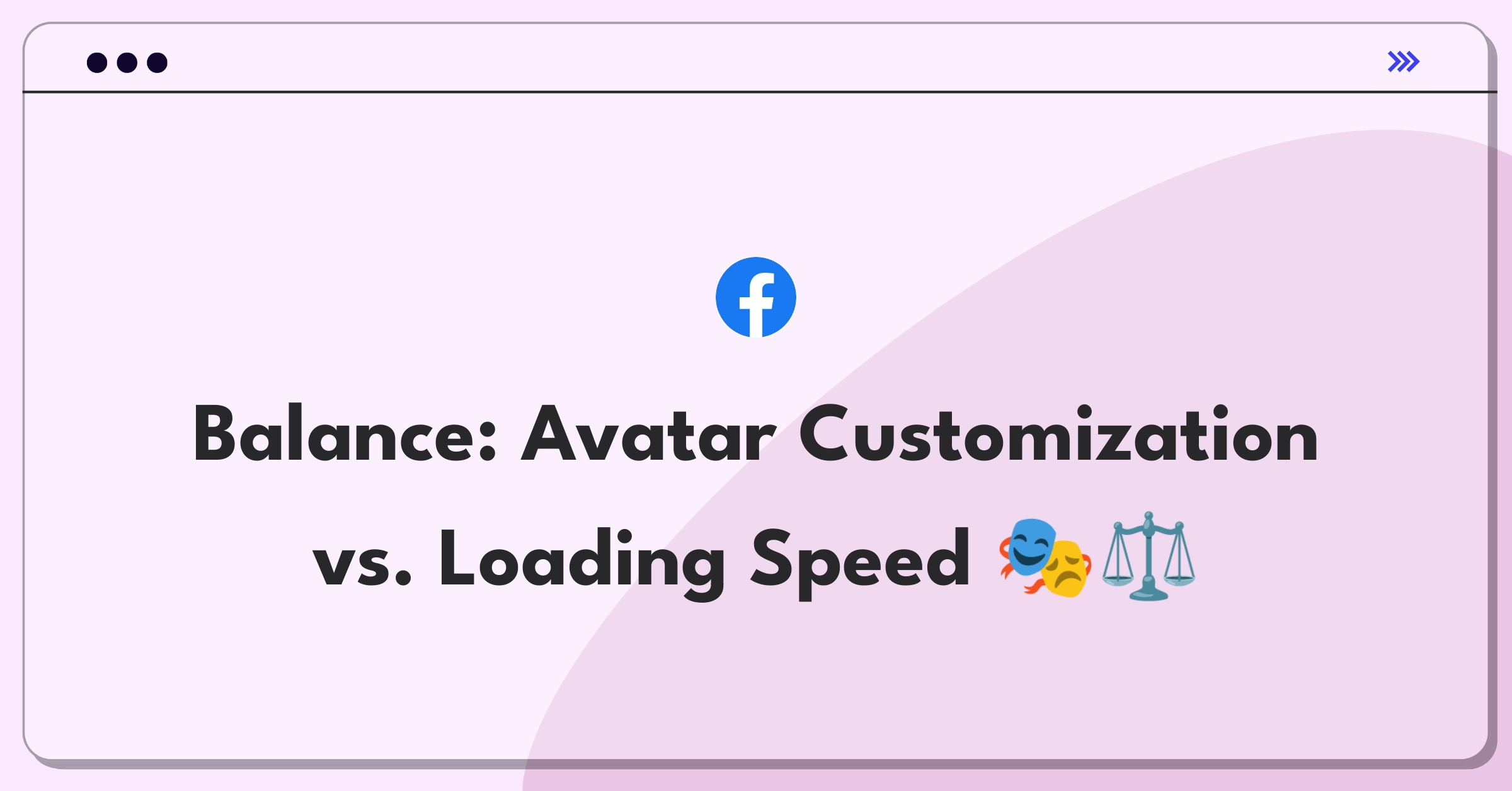 Product Management Trade-Off Question: Facebook Avatar customization options versus rendering speed