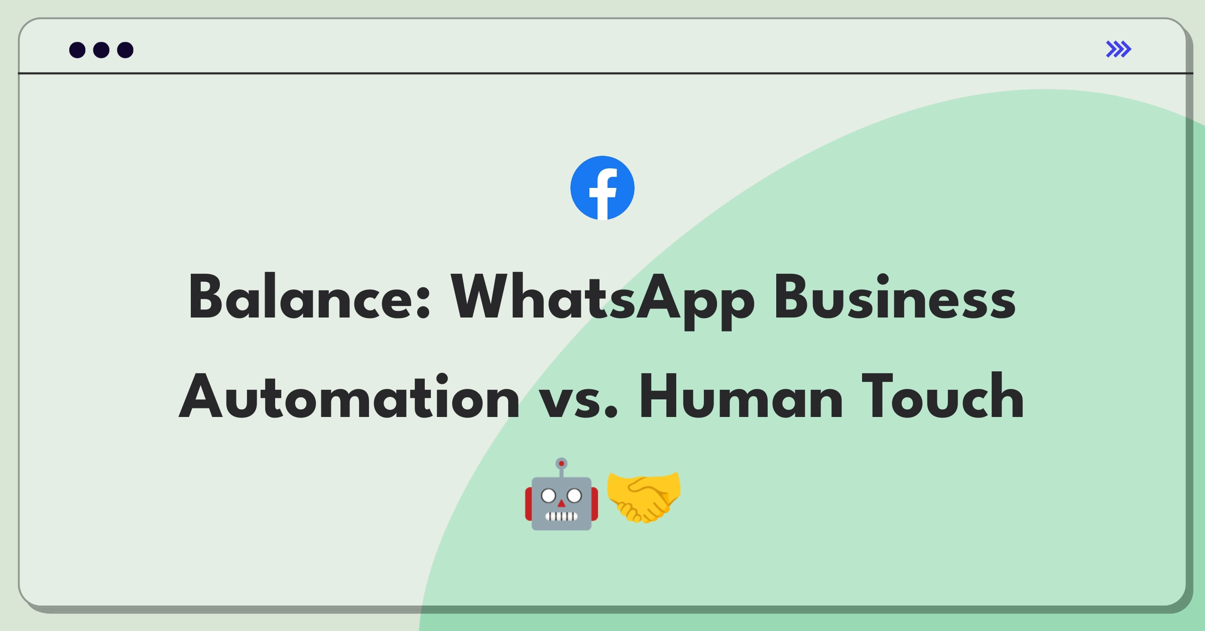 Product Management Trade-Off Question: WhatsApp Business automated messaging versus human response tools