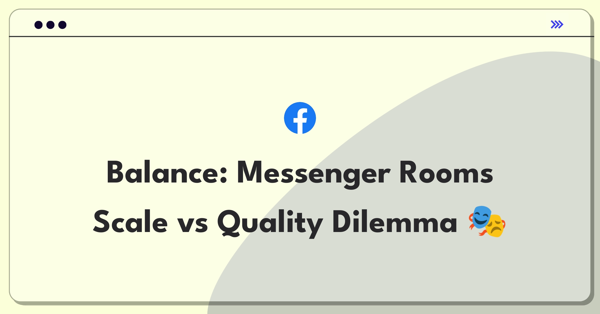 Product Management Trade-Off Question: Balancing Messenger Rooms participant limit and video quality for Meta