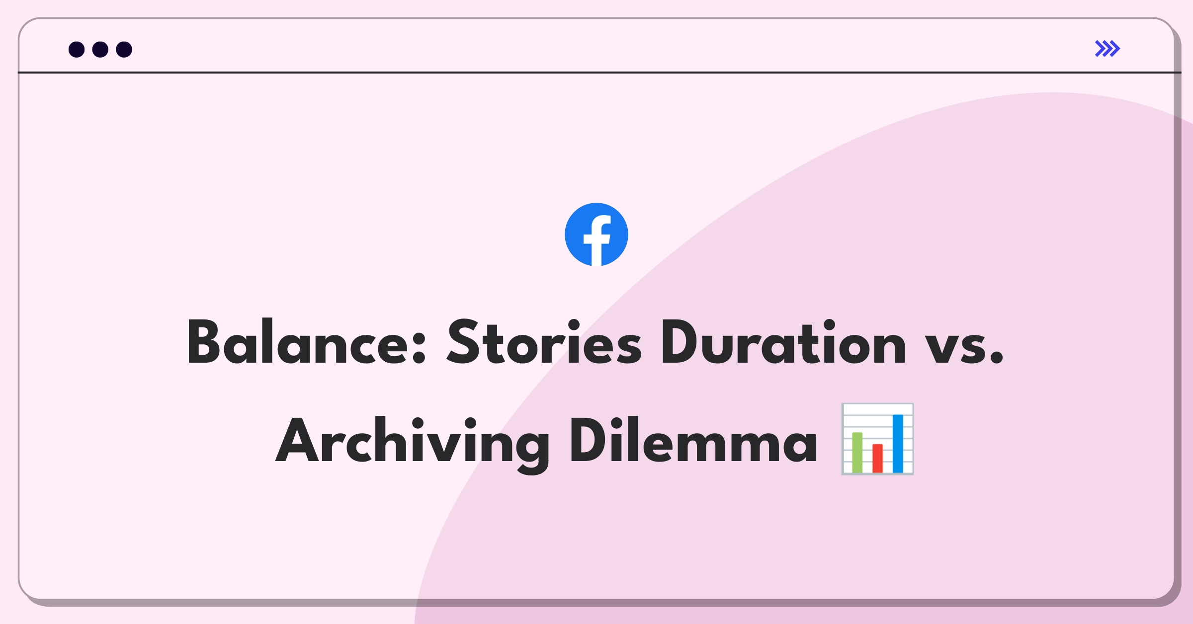 Product Management Trade-Off Question: Instagram Stories feature duration extension versus improved archiving capabilities