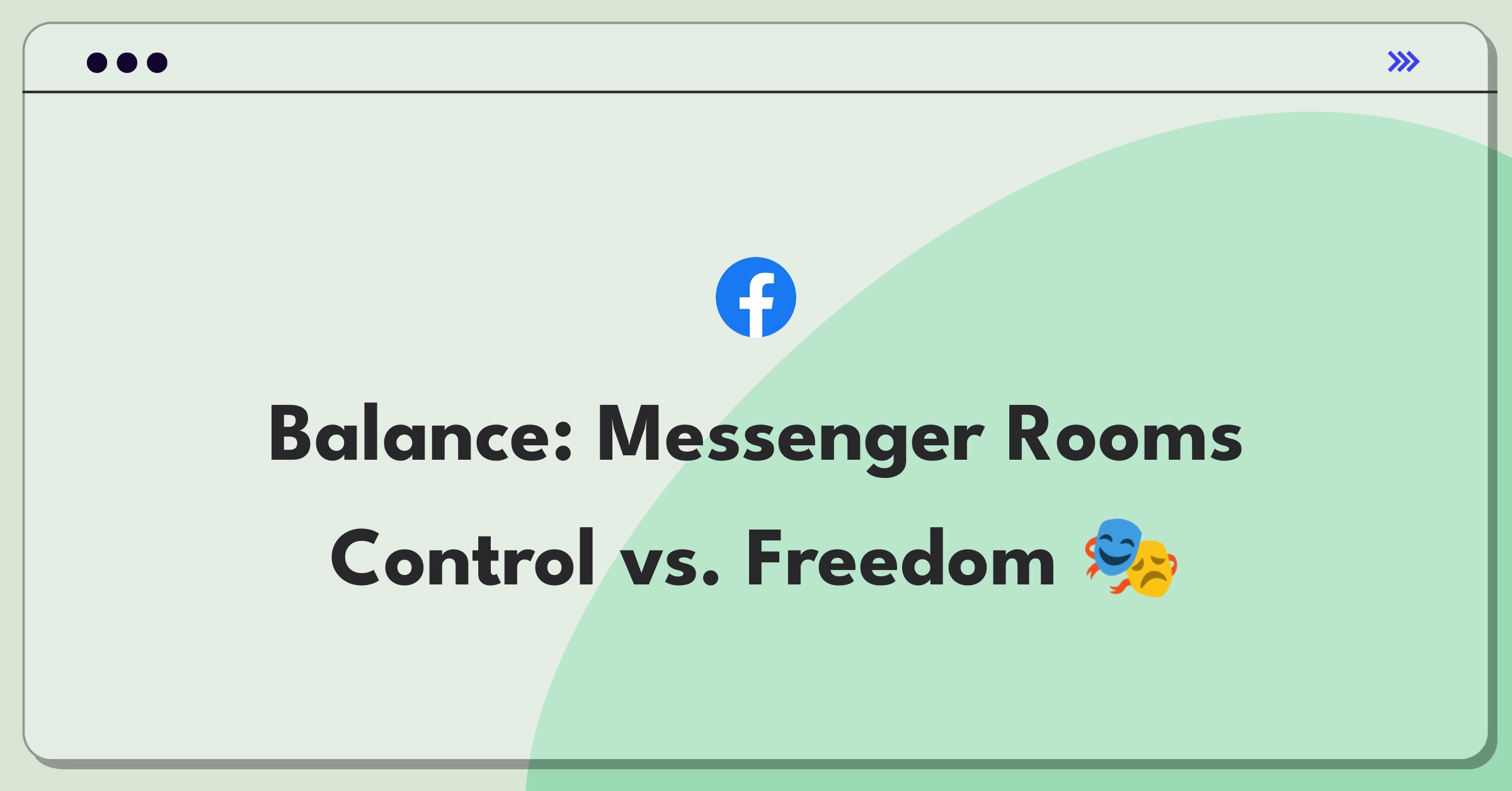 Product Management Trade-Off Question: Balancing host controls and user experience in Facebook Messenger Rooms