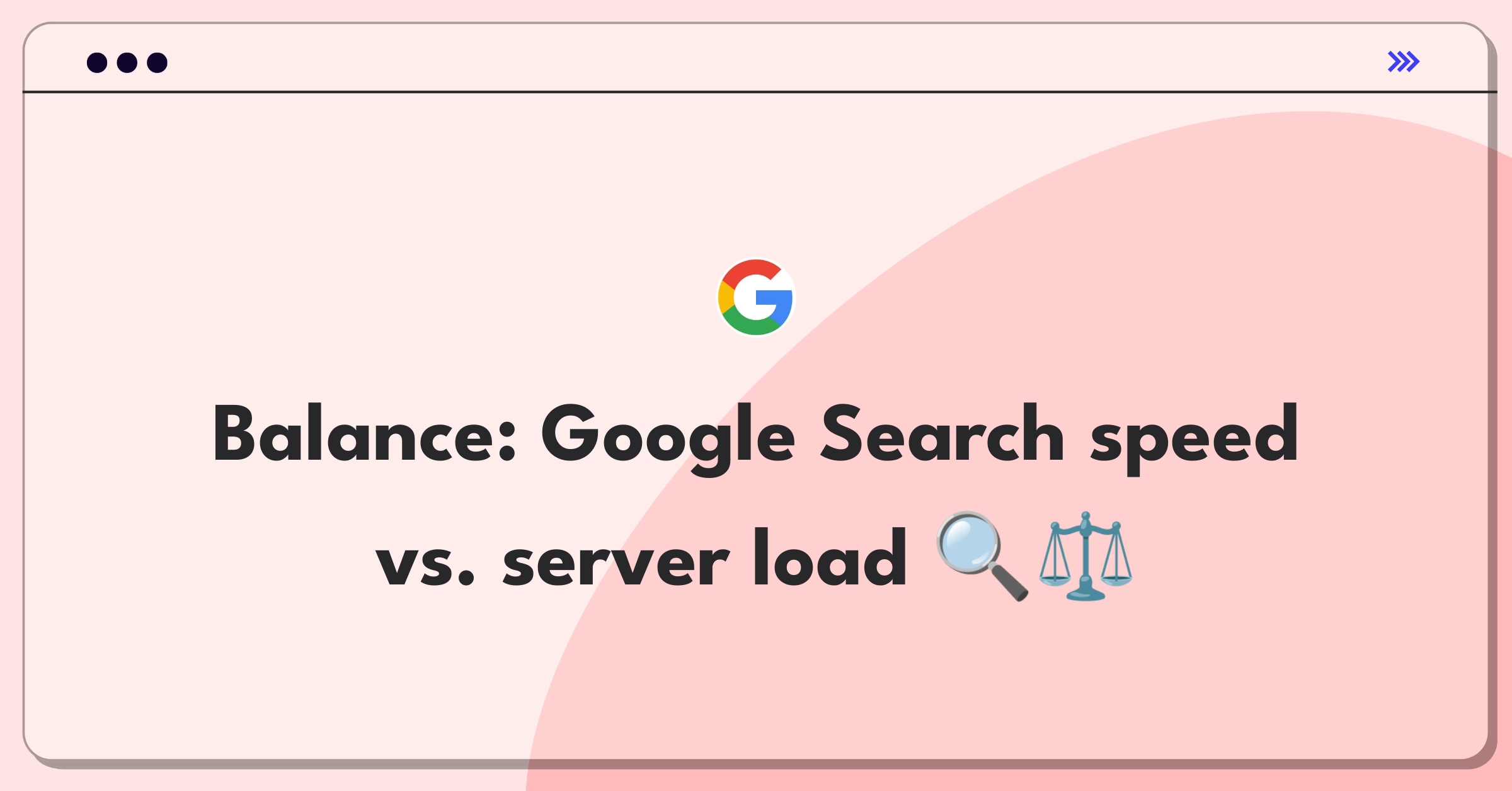 Product Management Trade-Off Question: Google Search real-time results vs. infrastructure costs decision matrix