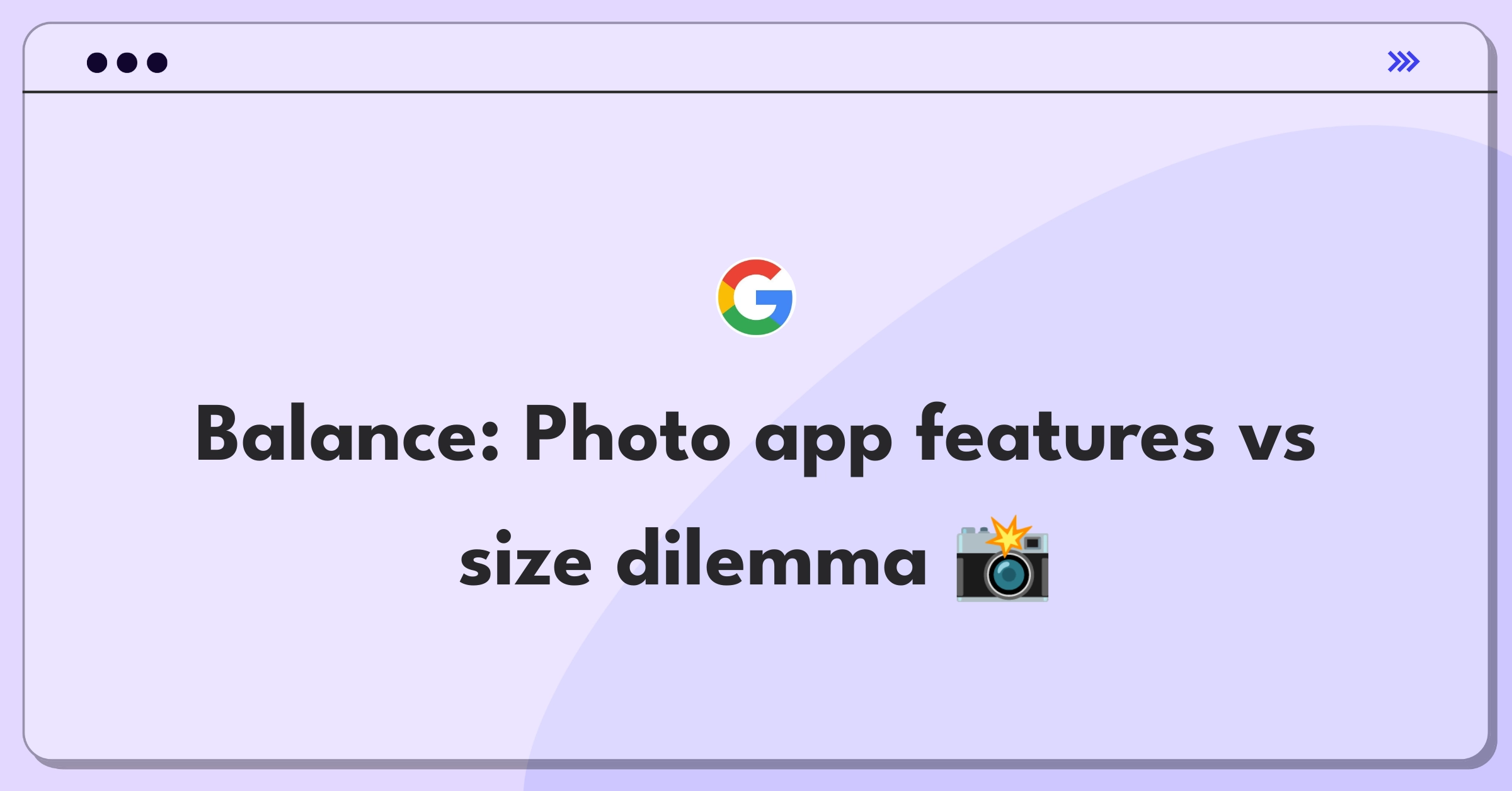 Product Management Trade-Off Question: Balancing photo editing app features against app size constraints