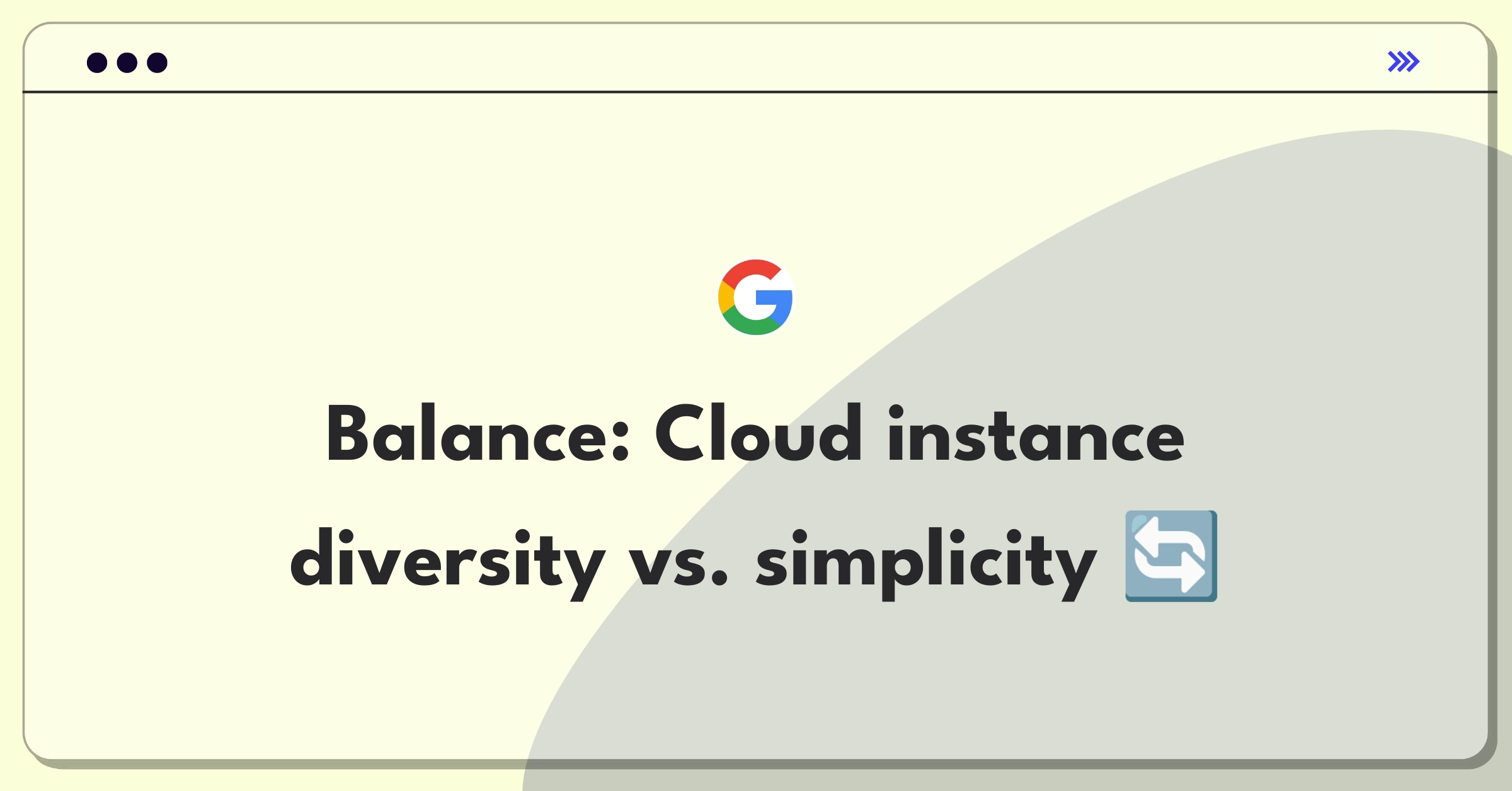 Product Management Trade-off Question: Balancing cloud platform instance types with user experience and operational complexity