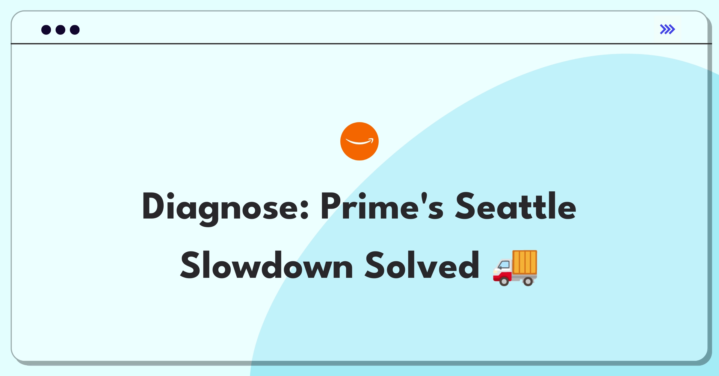 Product Management Root Cause Analysis Question: Amazon Prime delivery delays in Seattle