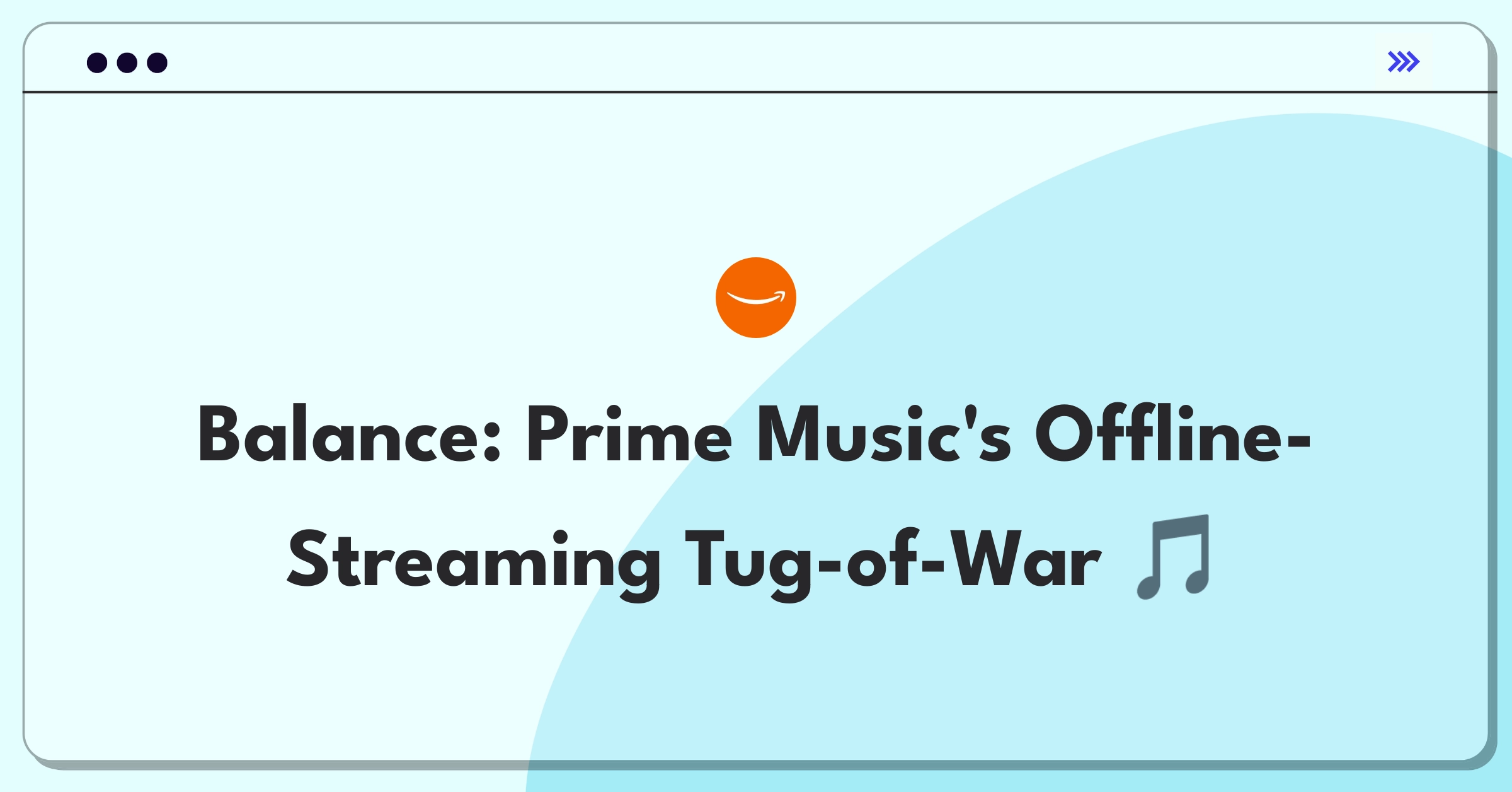 Product Management Trade-off Question: Balancing offline features and streaming focus for Amazon Prime Music