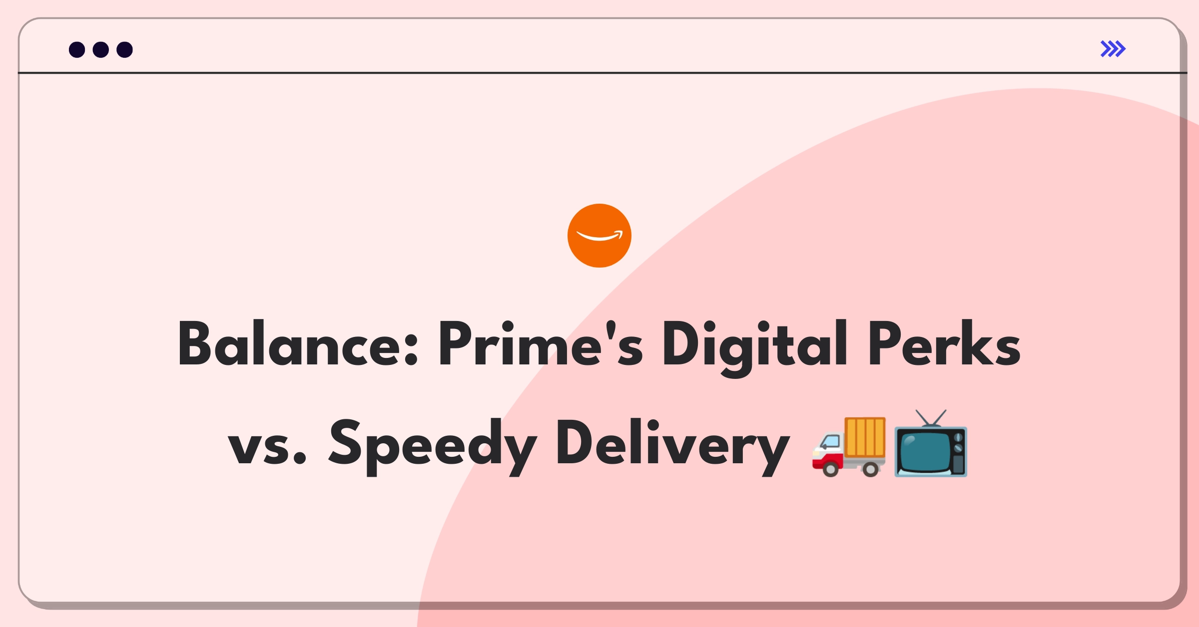 Product Management Trade-Off Question: Amazon Prime digital benefits versus core delivery service improvement