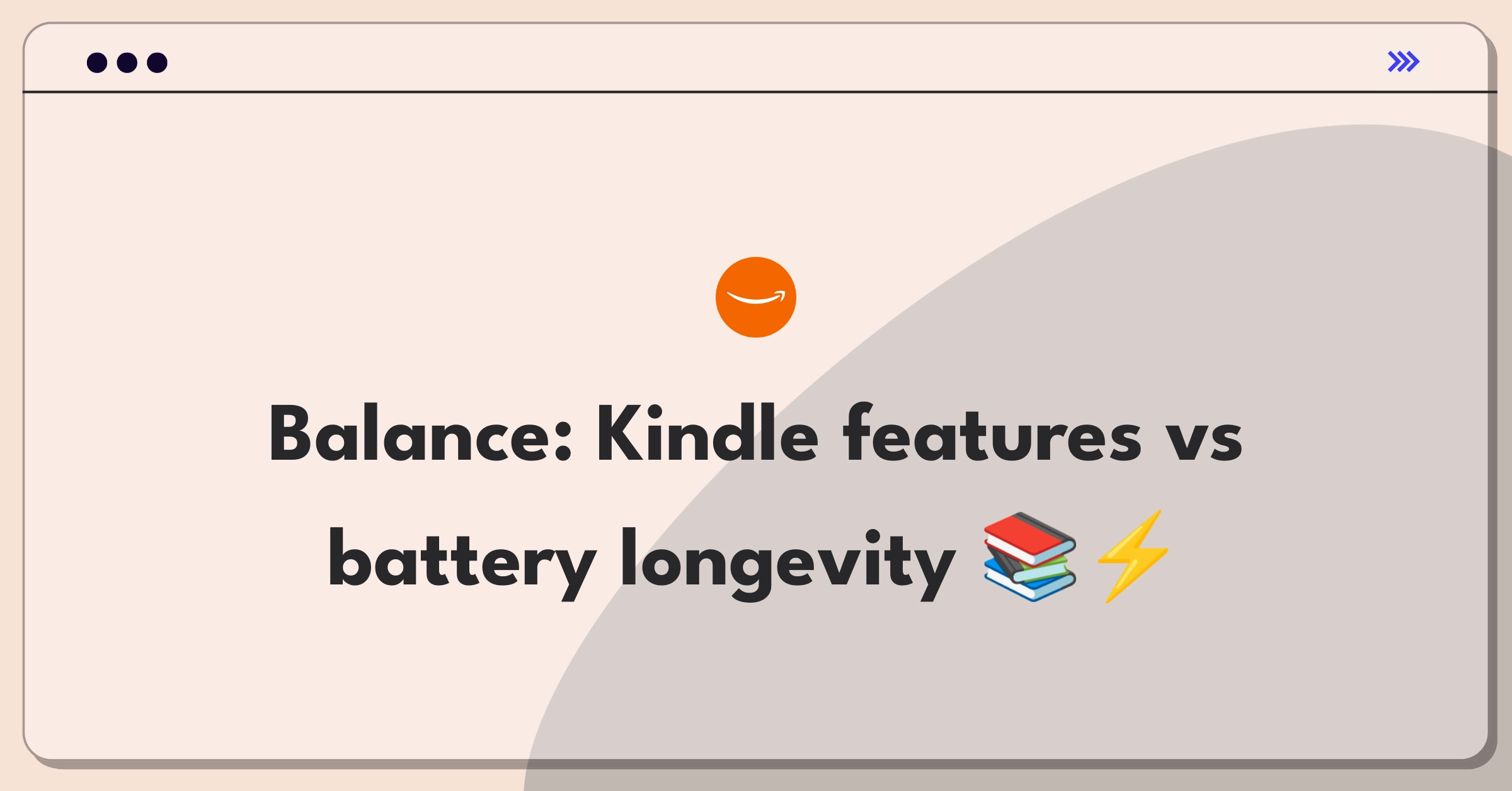 Product Management Strategy Question: Balancing Kindle feature expansion with battery life preservation