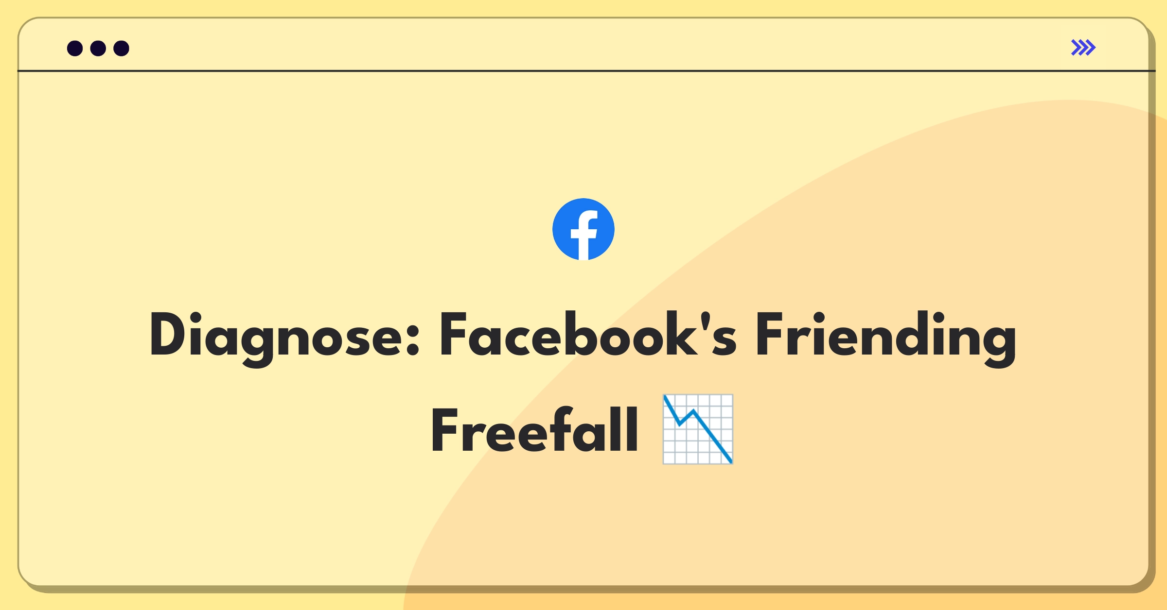 Product Management Root Cause Analysis Question: Investigating sudden drop in Facebook friend requests