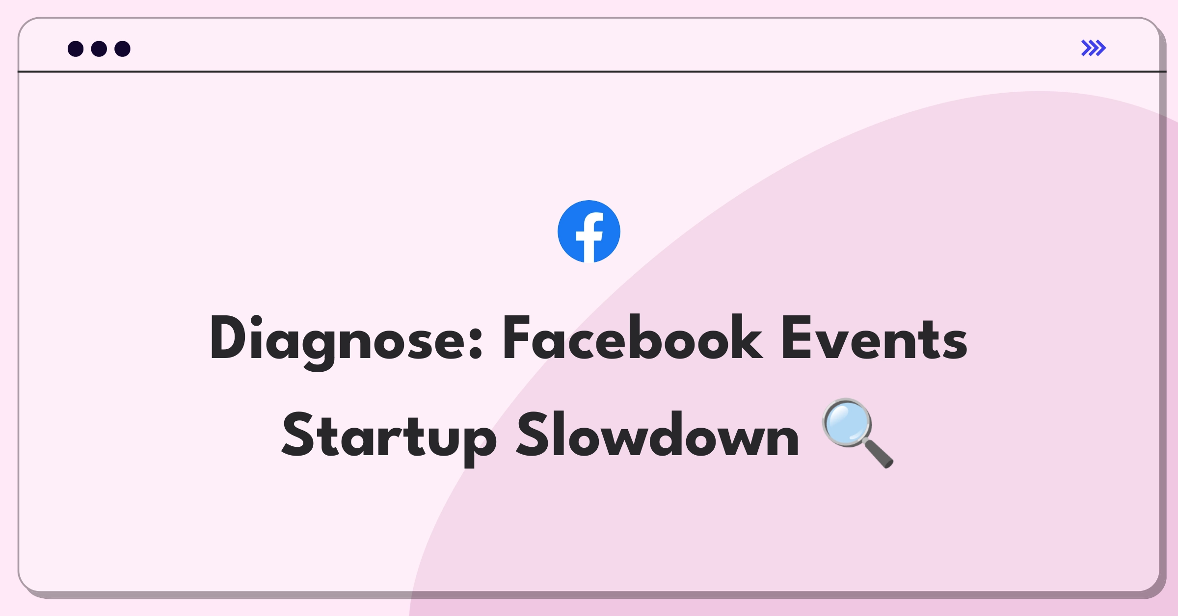 Product Management Root Cause Analysis Question: Facebook Events app performance issue investigation